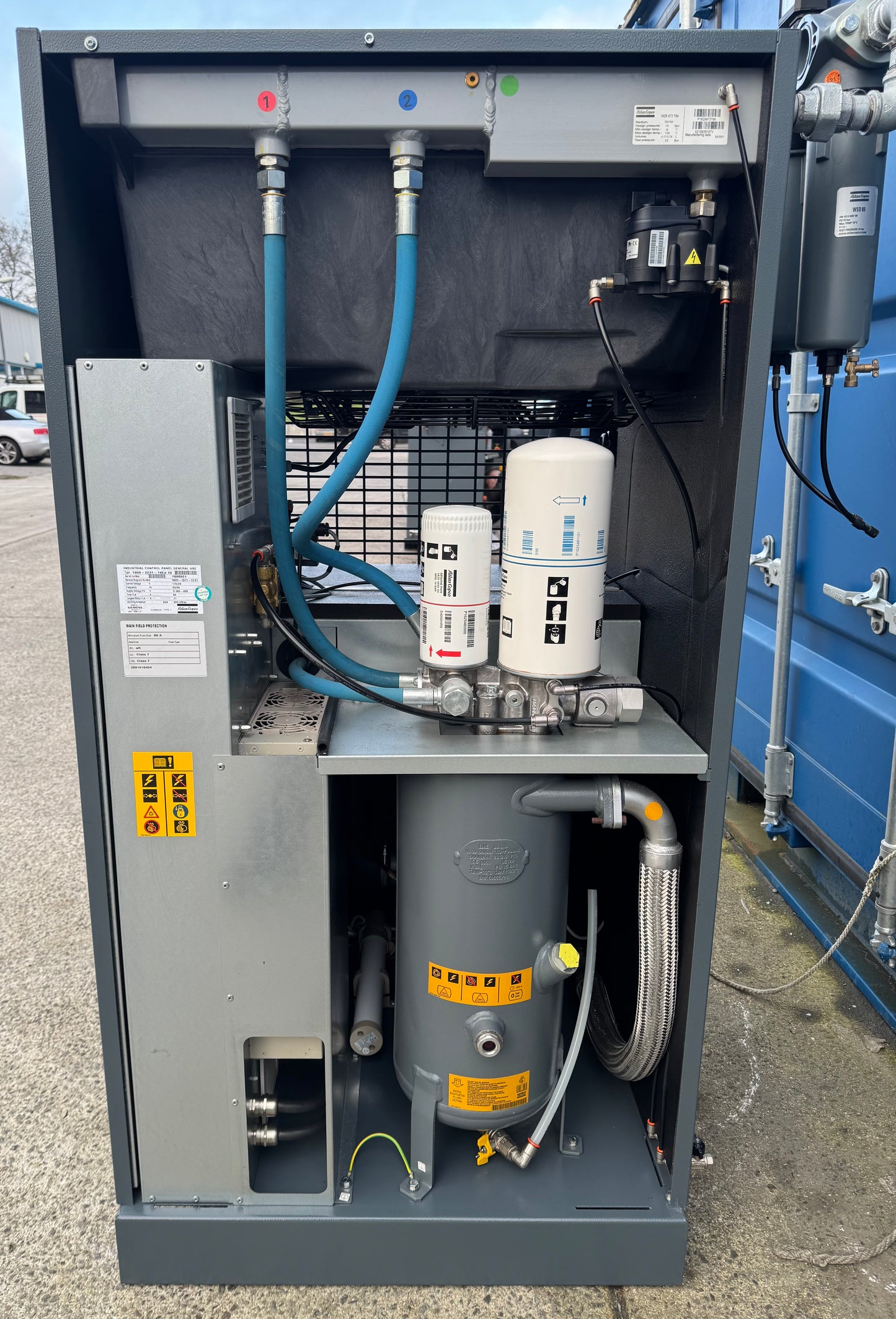 Atlas Copco GA30VSD+ Variable Speed Drive Rotary Screw Compressor, 30Kw, 206cfm!