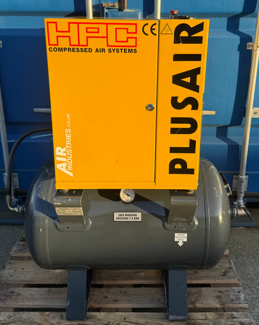 HPC / Kaeser SX6 Receiver Mounted Rotary Screw Compressor (4.0kW, 5.5HP, 21CFM)