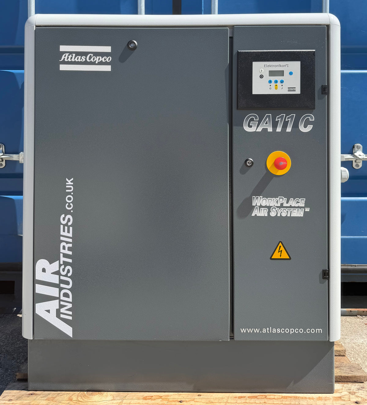 Atlas Copco GA11 Floor Mounted Rotary Screw Compressor, 11Kw, 42cfm, 13Bar!