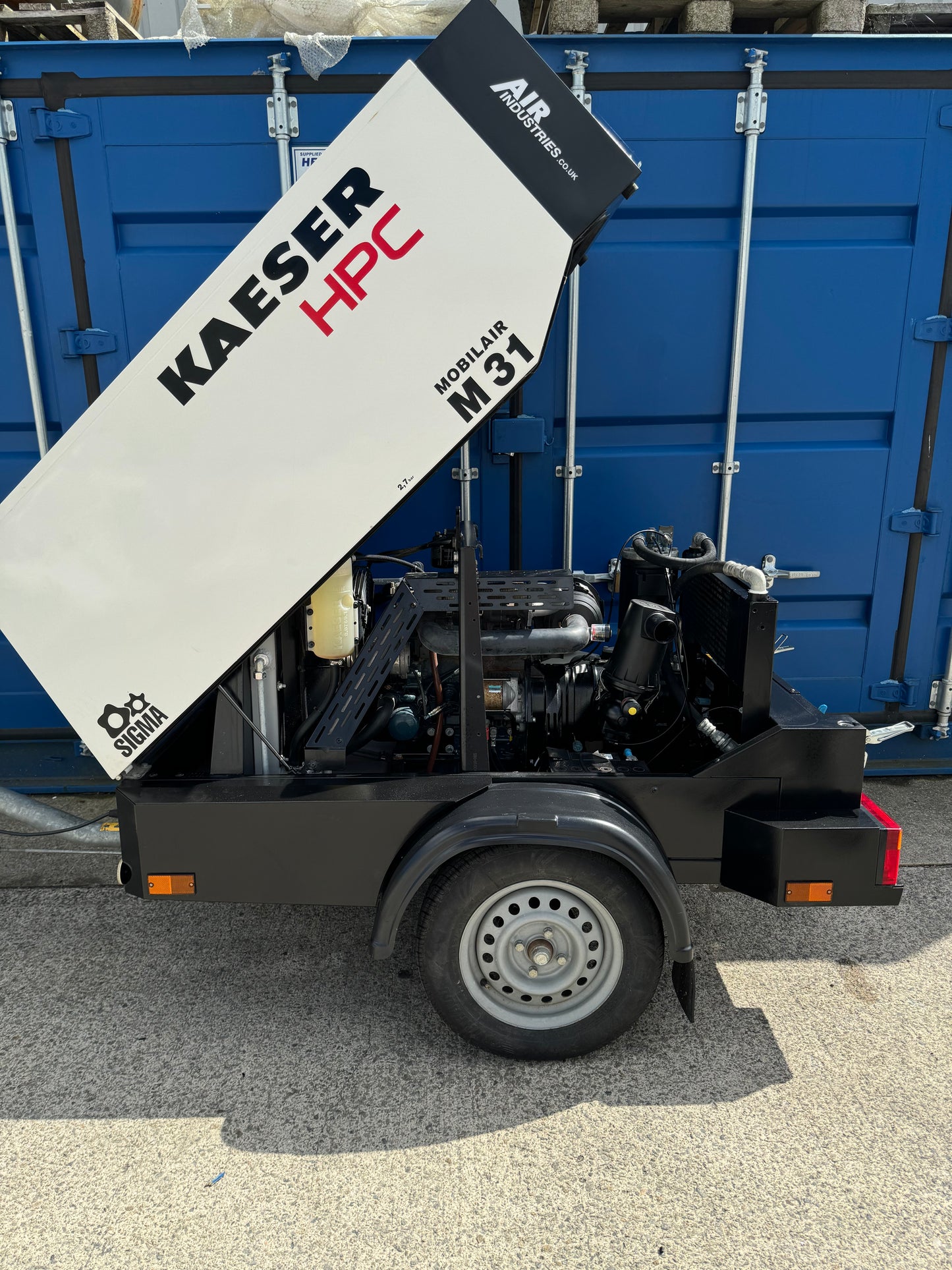 HPC / Kaeser M31 Portable Diesel Rotary Screw Compressor, 10bar,( 92Cfm)