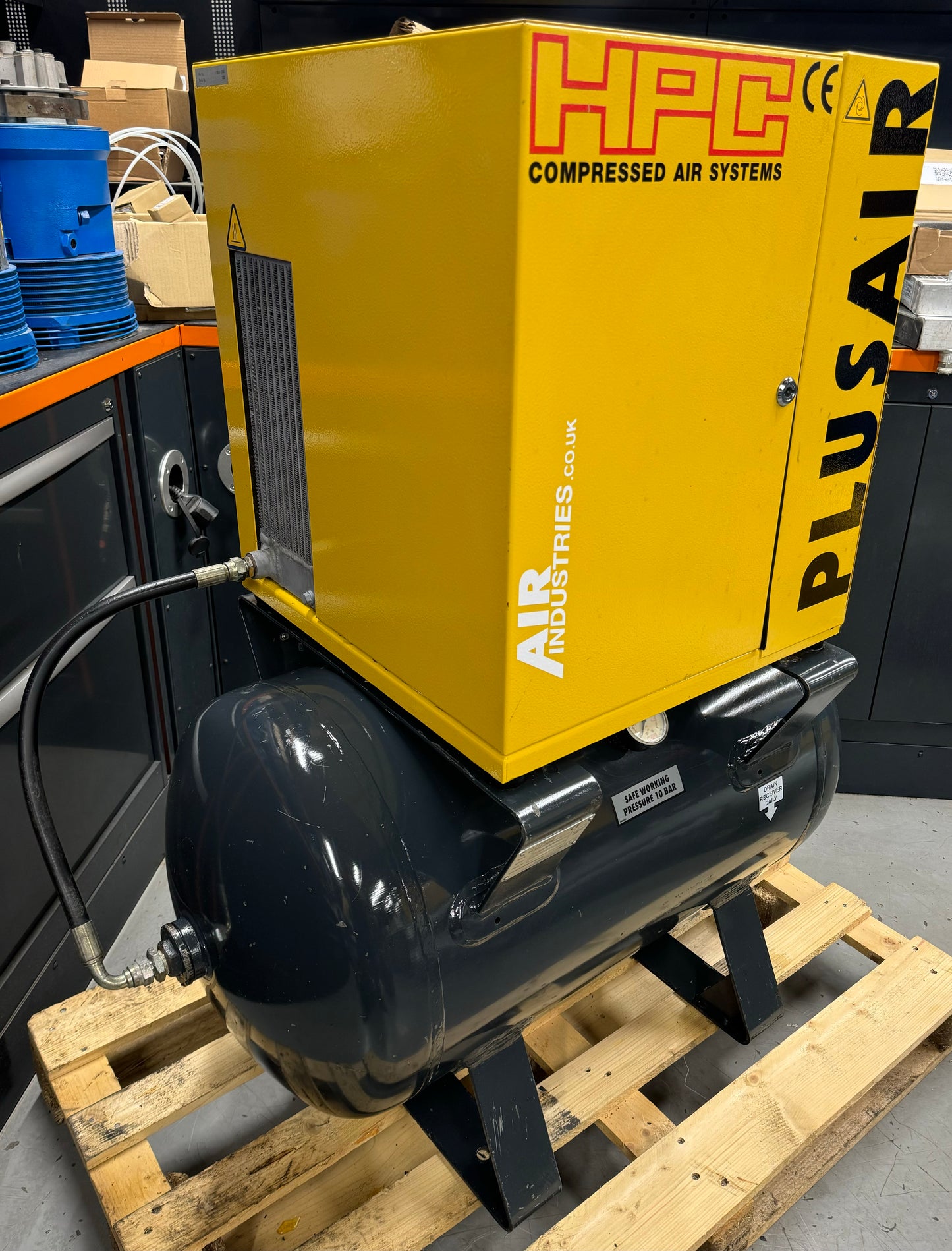 HPC / Kaeser SX6 Receiver Mounted Rotary Screw Compressor (4.0kW, 5.5HP, 16.5CFM)