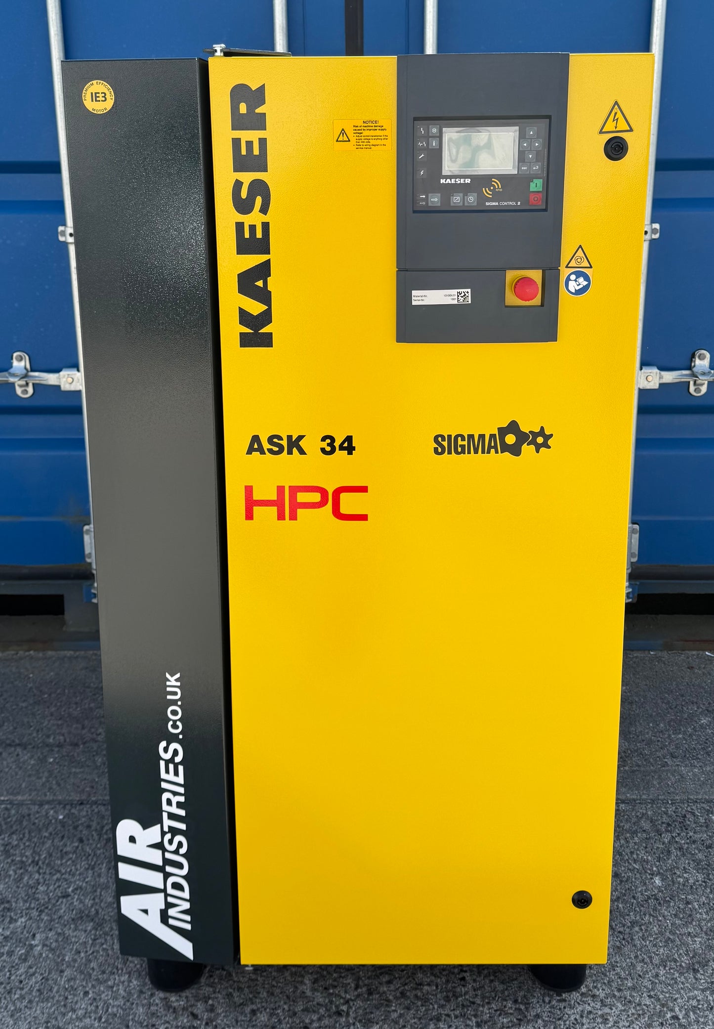 Kaeser / HPC ASK34 Rotary Screw Compressor 124Cfm
