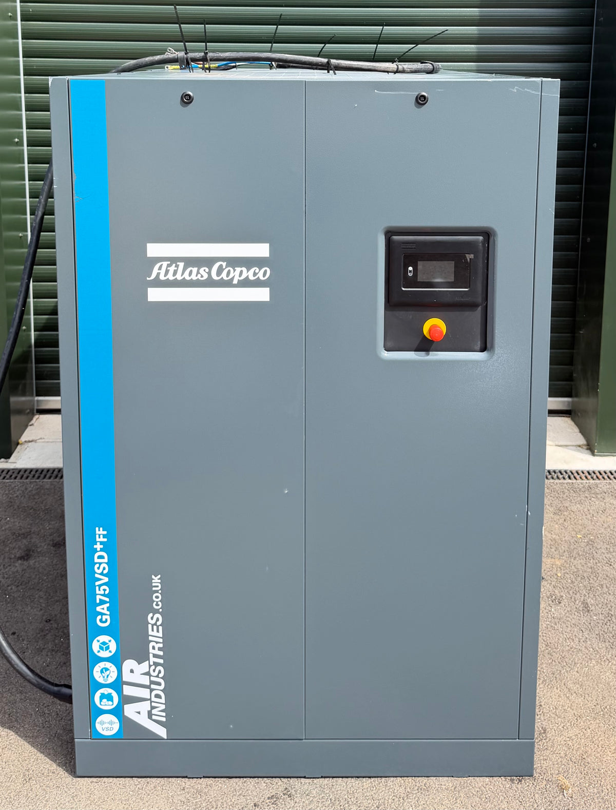 Atlas Copco GA75VSD+FF Variable Speed Rotary Screw Compressor + Dryer (563CFM)