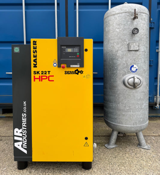 Kaeser / HPC SK22T Rotary Screw Compressor + Dryer (11Bar, 60CFM)