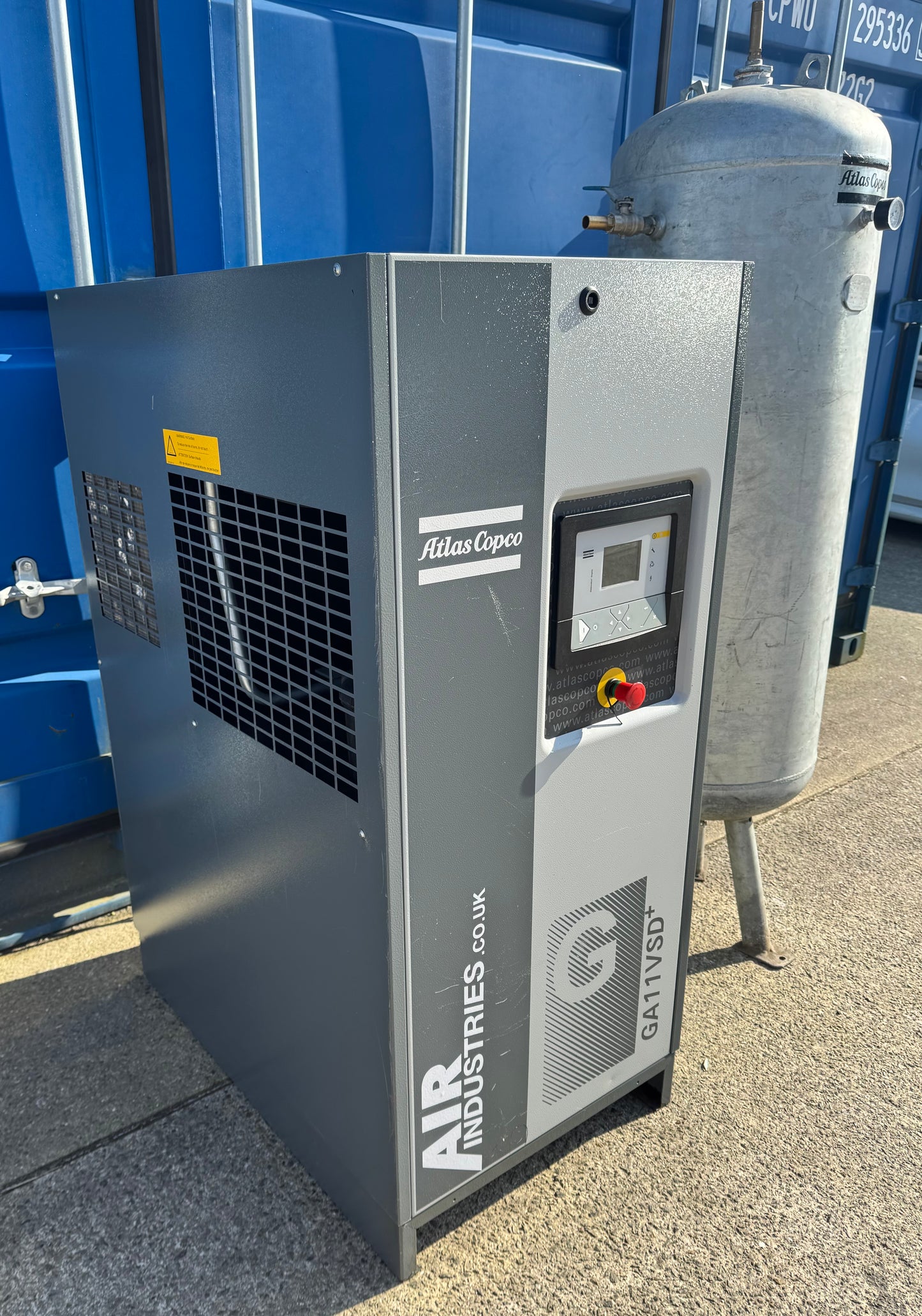 Atlas Copco GA11VSD+FF Variable Speed Rotary Screw Compressor + Dryer + Air Receiver  (68.8CFM)
