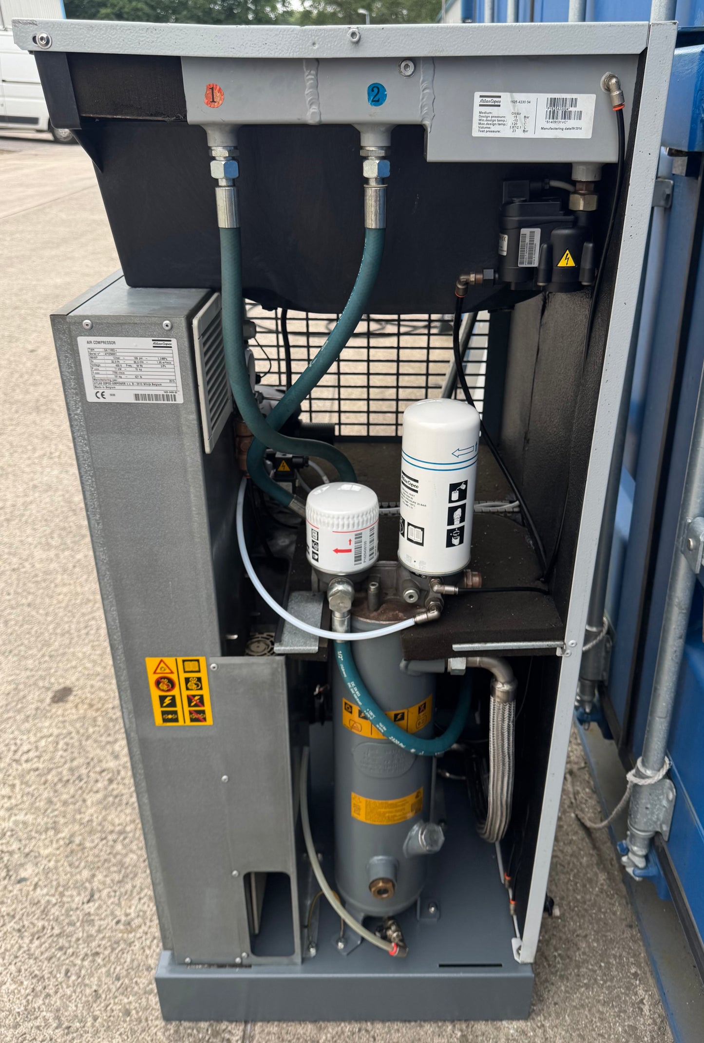 Atlas Copco GA11VSD+ Variable Speed Drive Rotary Screw Compressor (68.8CFM)