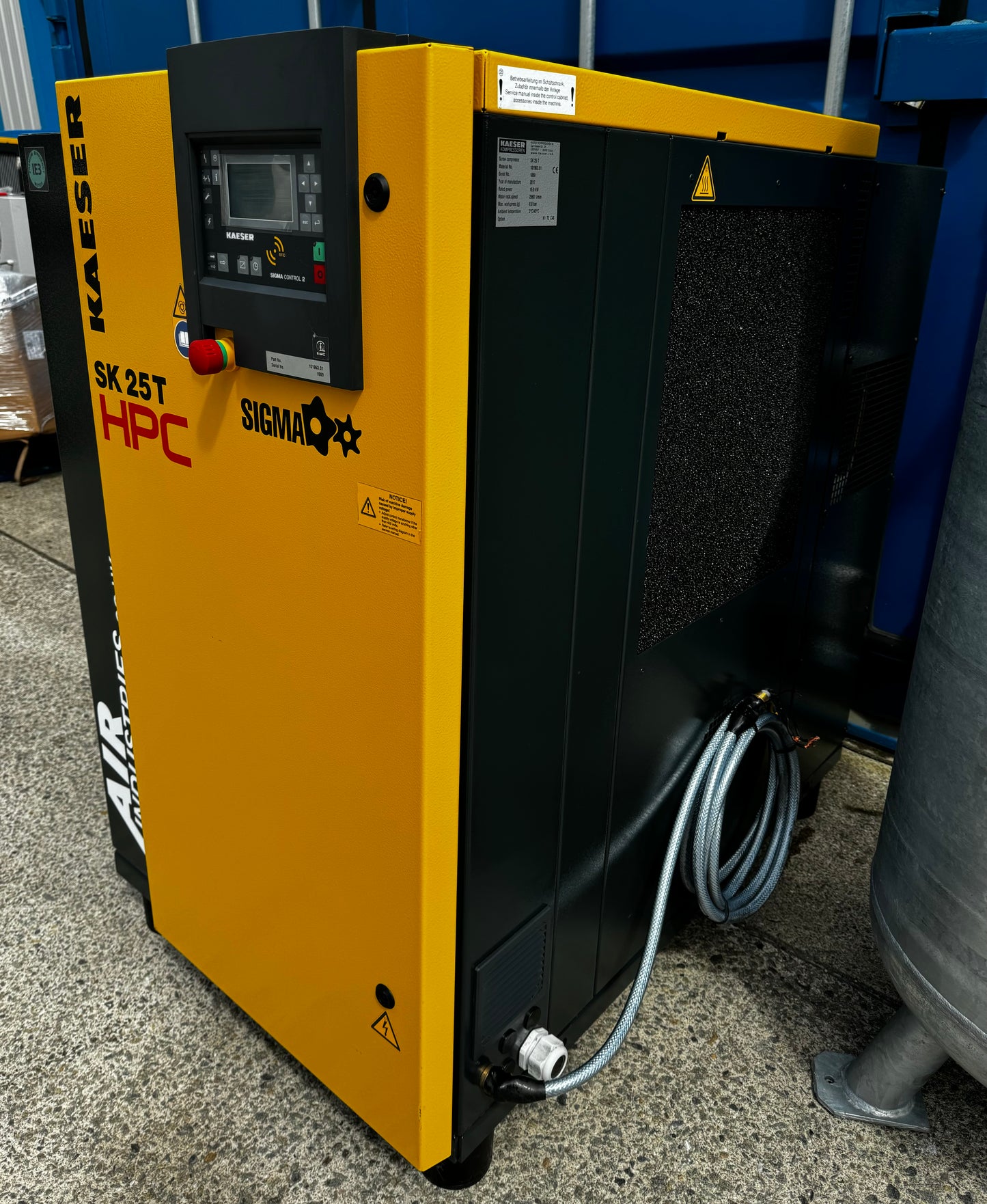 Kaeser / HPC SK25T Rotary Screw Compressor Package + Dryer + Receiver (89CFM)