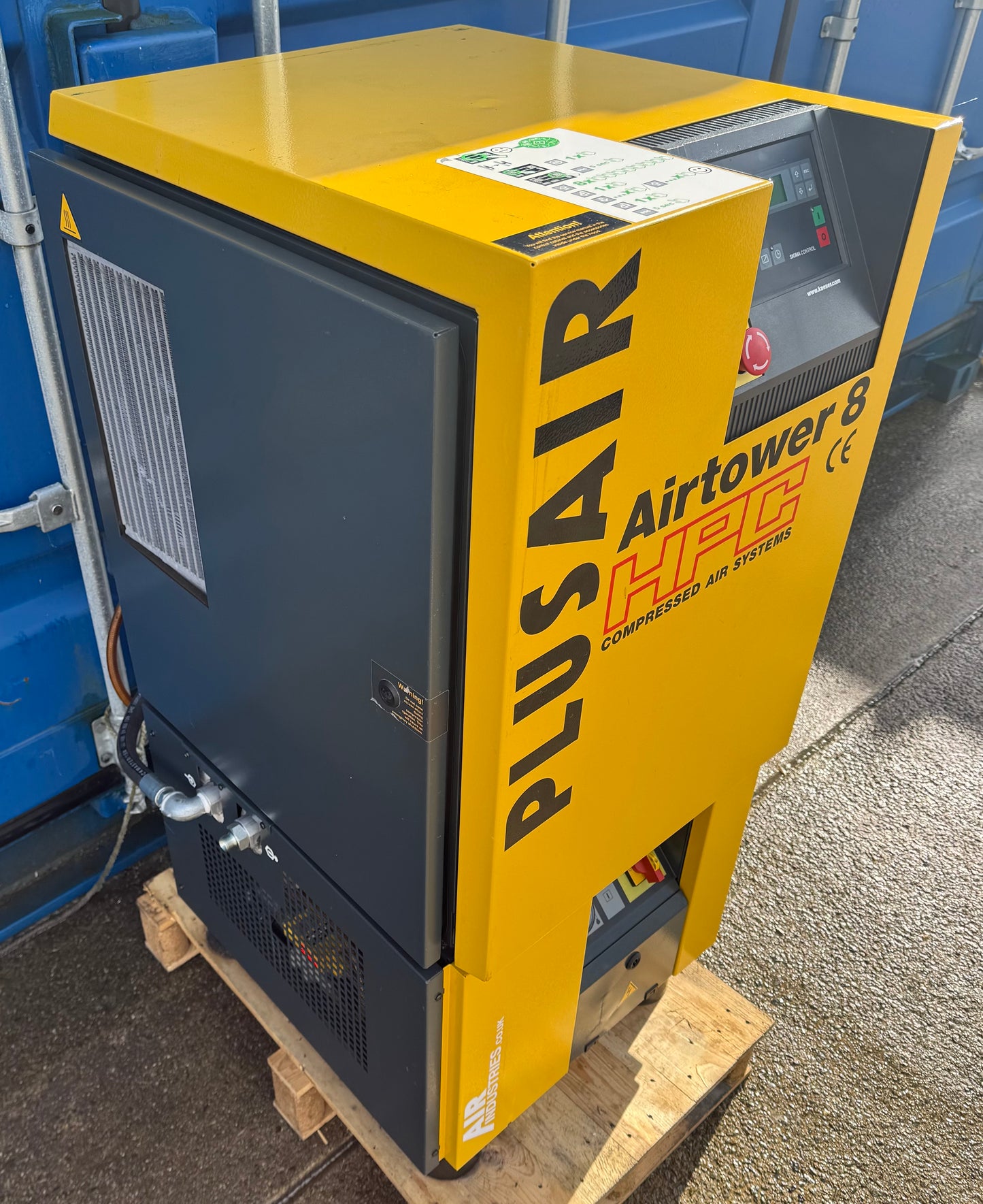 Kaeser Airtower 8 Rotary Screw Compressor + Dryer (28.8CFM, 8Bar, 5.5Kw)