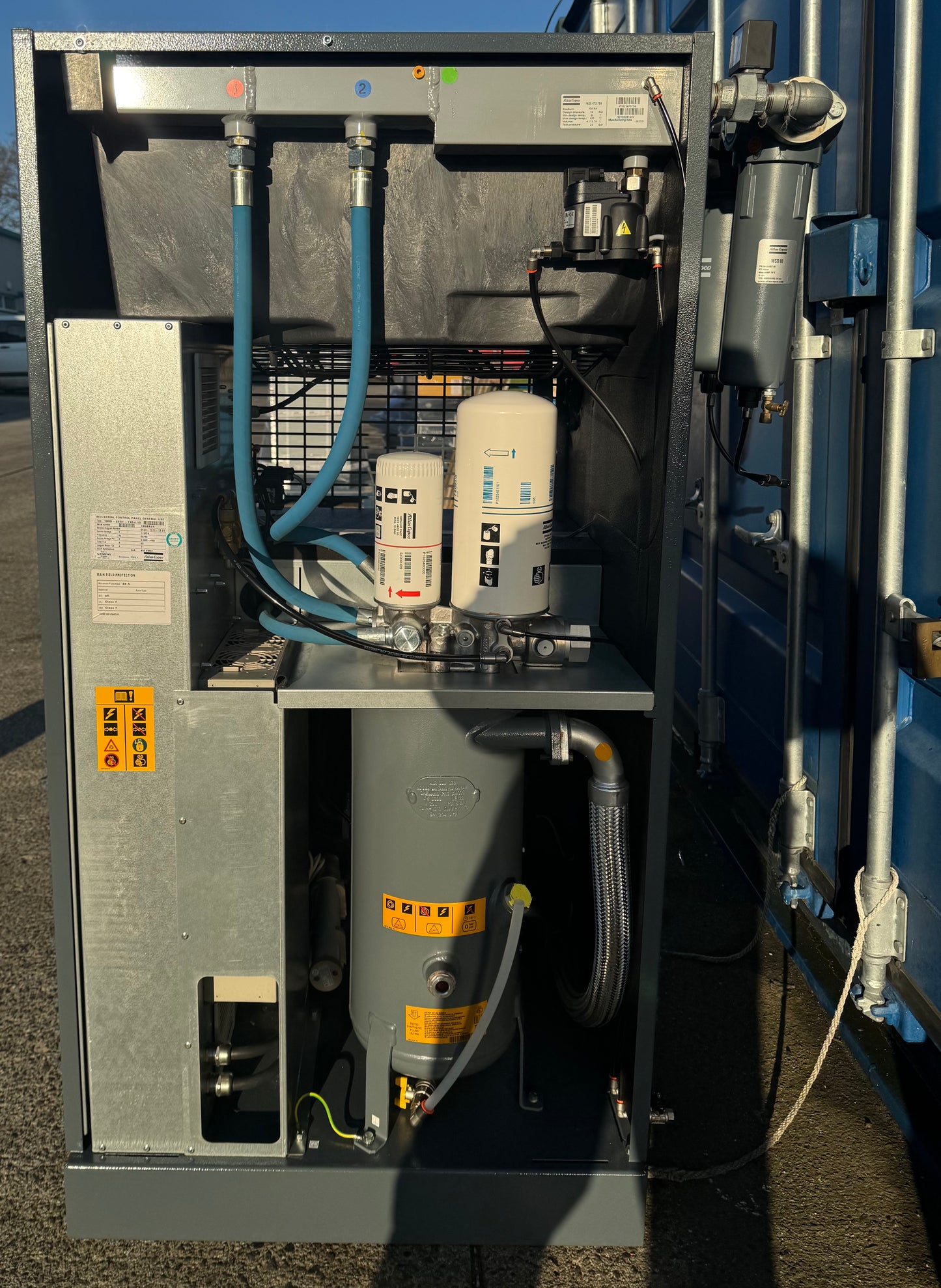 Atlas Copco GA30VSD+ Variable Speed Drive Rotary Screw Compressor, 30Kw, 206cfm!