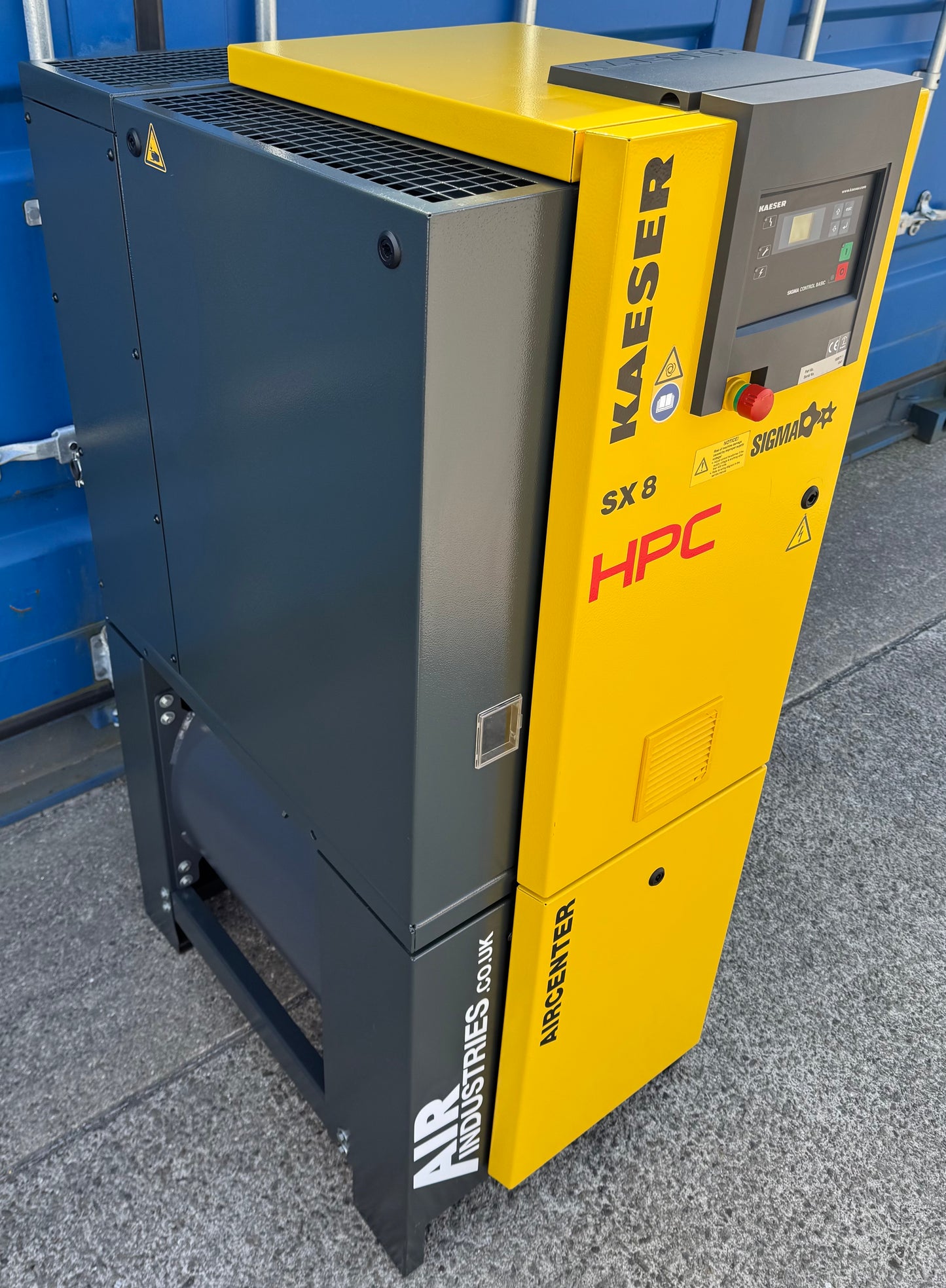 Kaeser Aircenter 8 Rotary Screw Compressor + Receiver + Dryer (5.5kW, 28CFM)