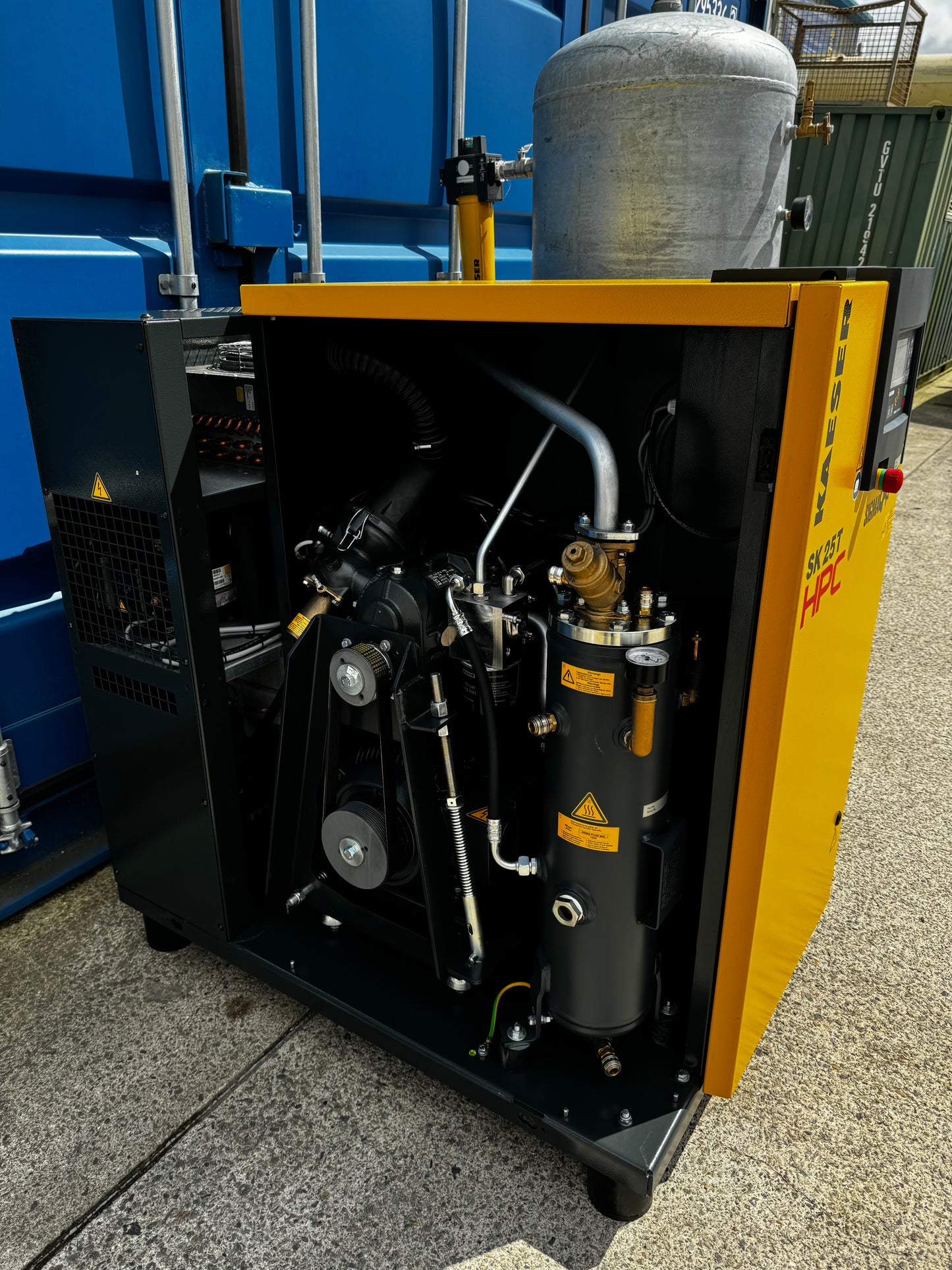 Kaeser / HPC SK25T Rotary Screw Compressor Package + Dryer + Receiver (89CFM)