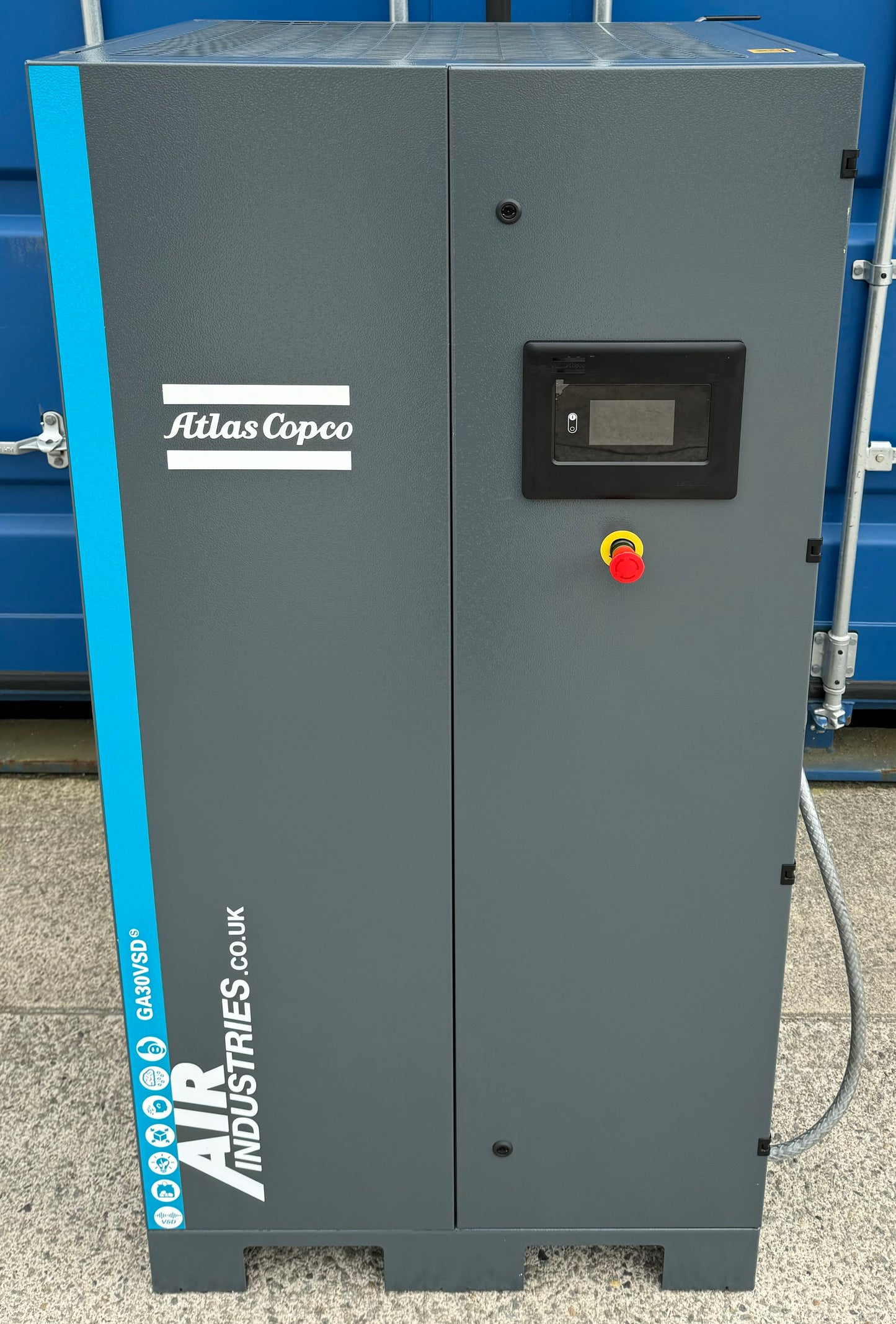 Atlas Copco GA30VSDs Variable Speed Drive Rotary Screw Compressor 30Kw, 231cfm!