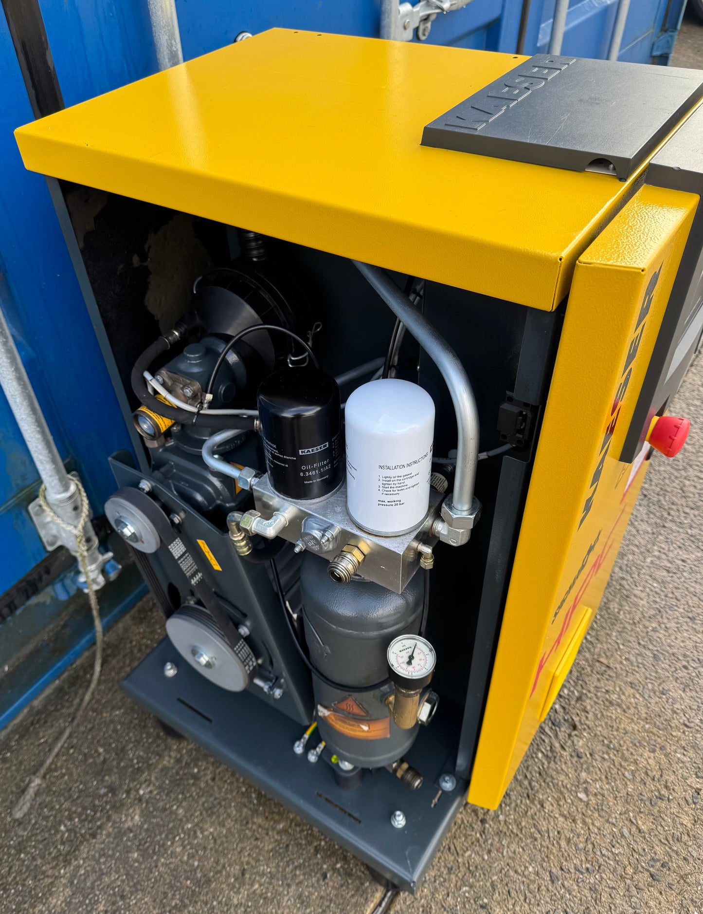 HPC / Kaeser SX8 Rotary Screw Compressor (5.5Kw, 28CFM, 8Bar, 116psi)