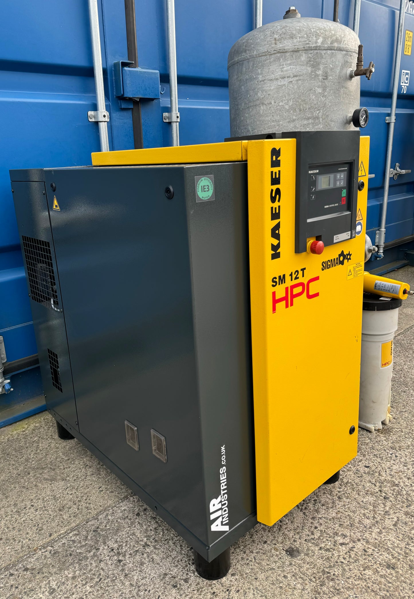 Kaeser / HPC SM12T Rotary Screw Compressor Package + Dryer + Receiver (42CFM)