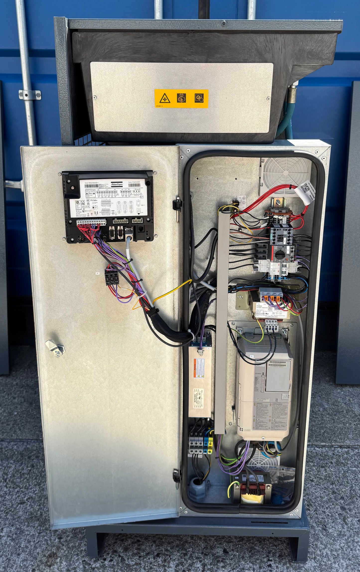 Atlas Copco GA7VSD+FF Variable Speed Rotary Screw Compressor + Dryer, 46cfm!
