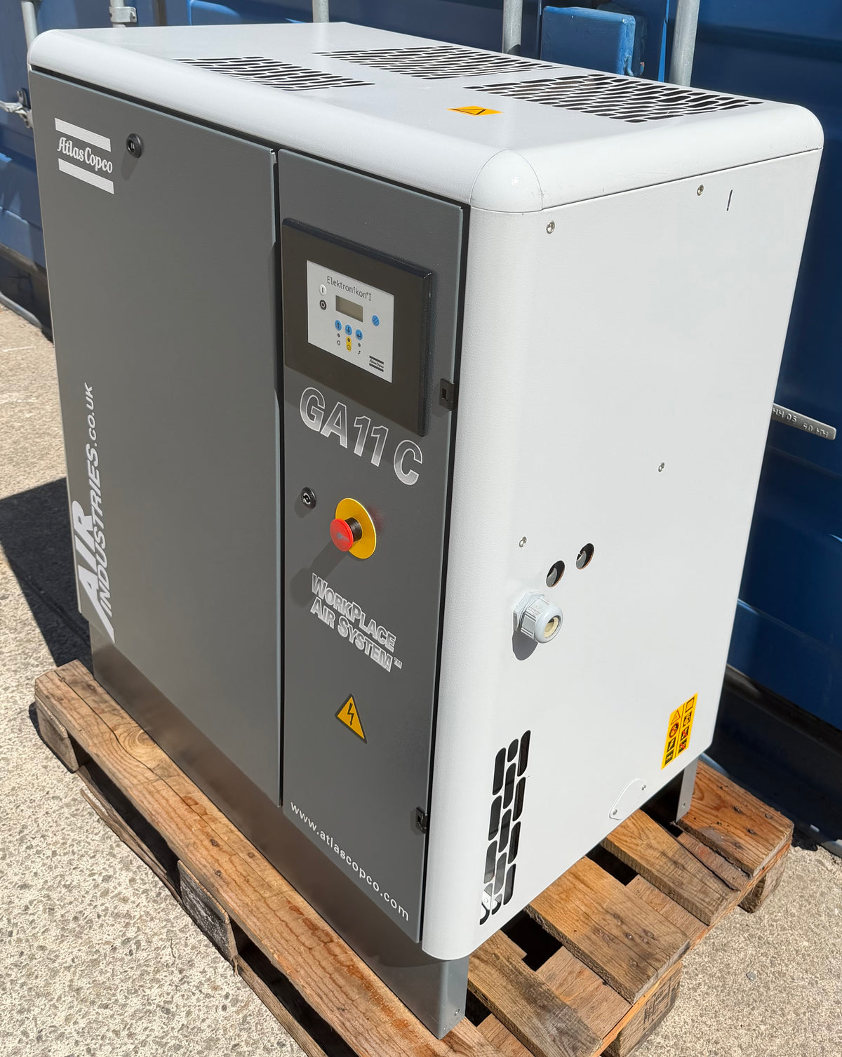 Atlas Copco GA11 Floor Mounted Rotary Screw Compressor, 11Kw, 42cfm, 13Bar!