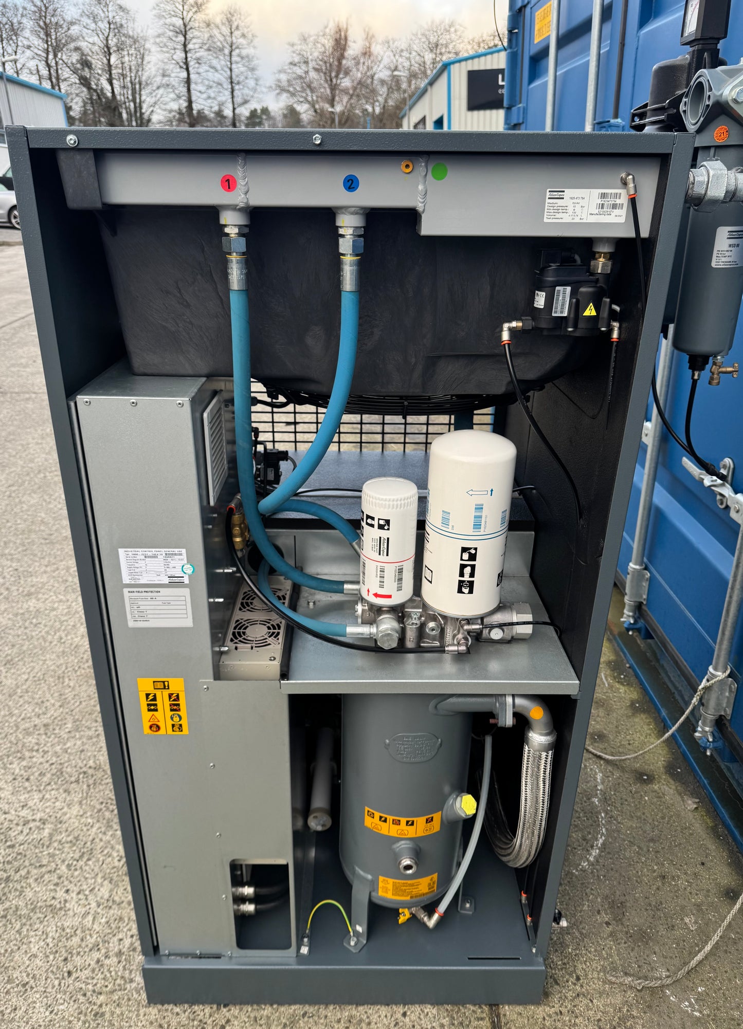 Atlas Copco GA30VSD+ Variable Speed Drive Rotary Screw Compressor, 30Kw, 206cfm!