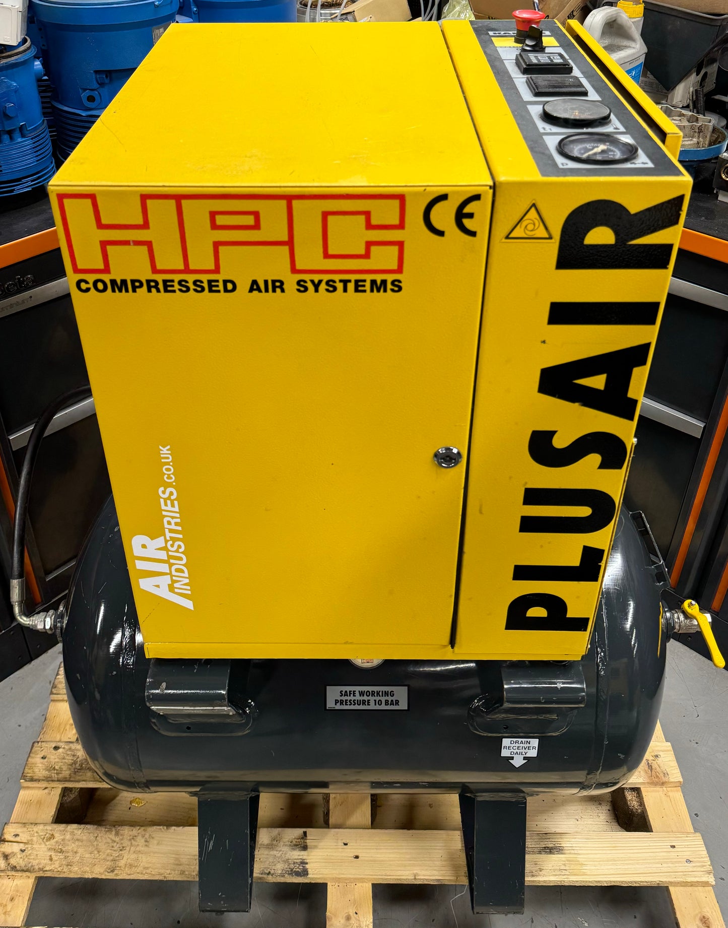 HPC / Kaeser SX6 Receiver Mounted Rotary Screw Compressor (4.0kW, 5.5HP, 16.5CFM)