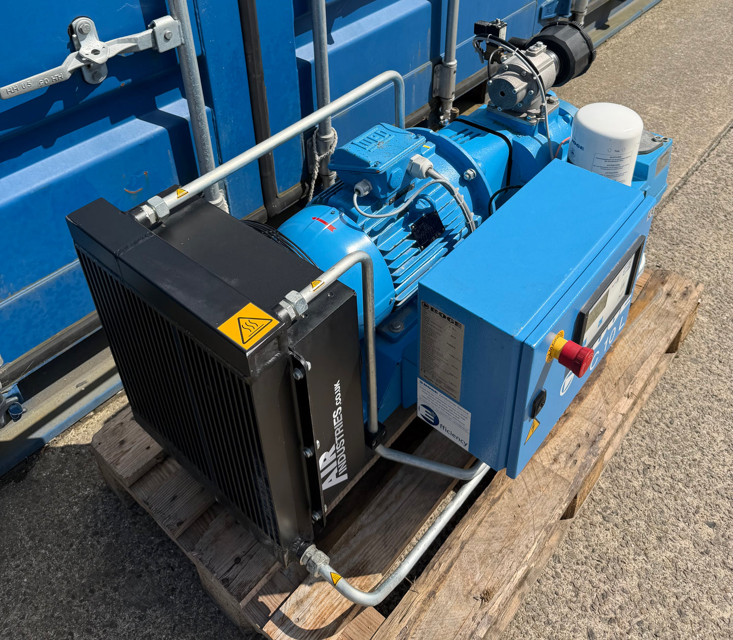 Boge C10L Floor Mounted Rotary Screw Compressor (37Cfm, 7.5Kw)