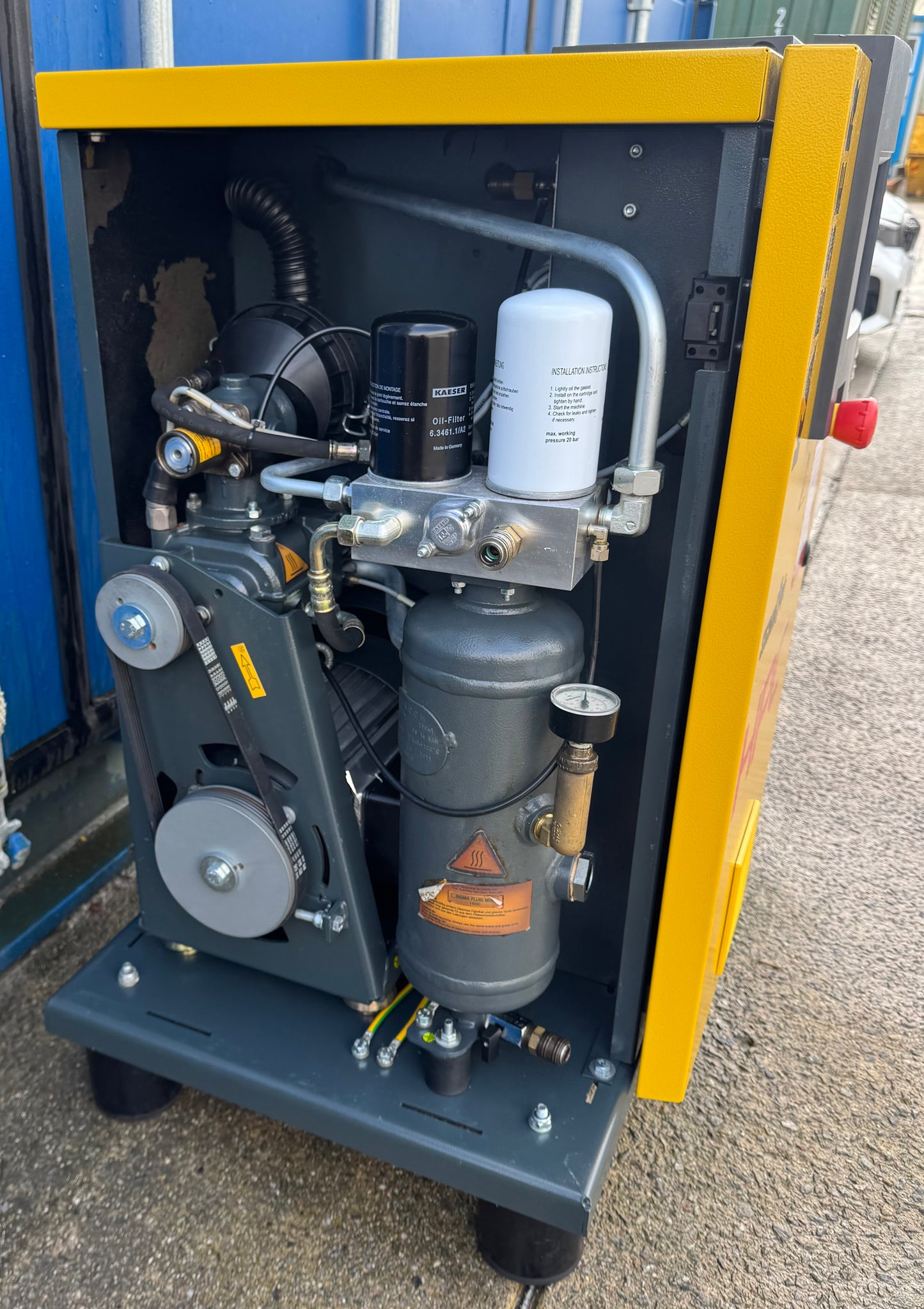 HPC / Kaeser SX8 Rotary Screw Compressor (5.5Kw, 28CFM, 8Bar, 116psi)