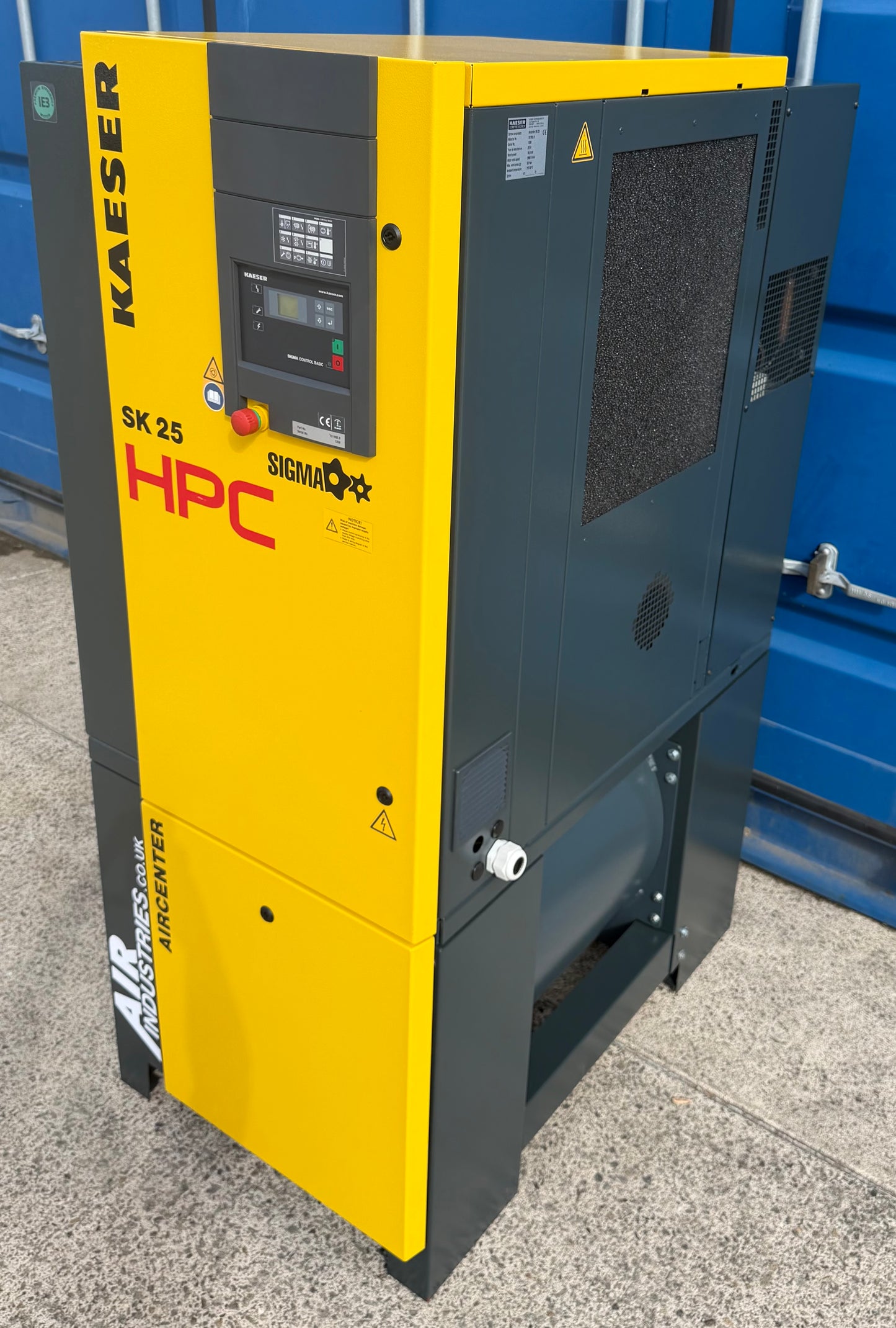 HPC / Kaeser Aircenter 25 Rotary Screw Compressor + Dryer 15Kw, 20Hp, 88.28cfm