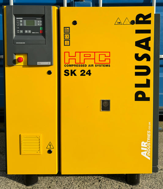 HPC / Kaeser SK24 Rotary Screw Compressor (15.0Kw, 77CFM)