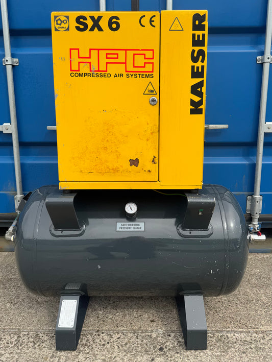 HPC / Kaeser SX6 Receiver Mounted Rotary Screw Compressor 4.0Kw 16.5cfm