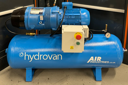 Hydrovane HV02 Receiver Mounted Rotary Vane Compressor (400v Three Phase)