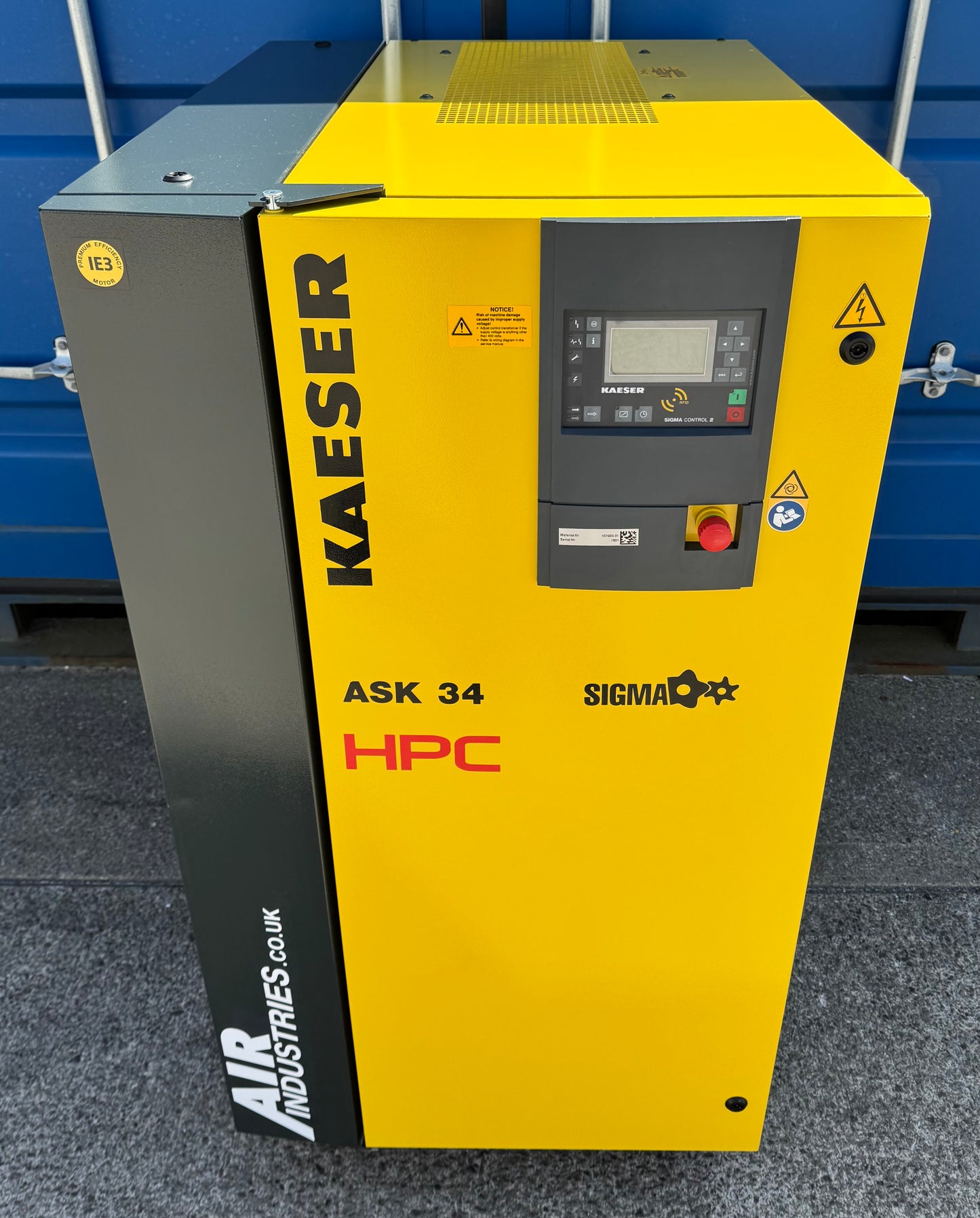 Kaeser / HPC ASK34 Rotary Screw Compressor 124Cfm