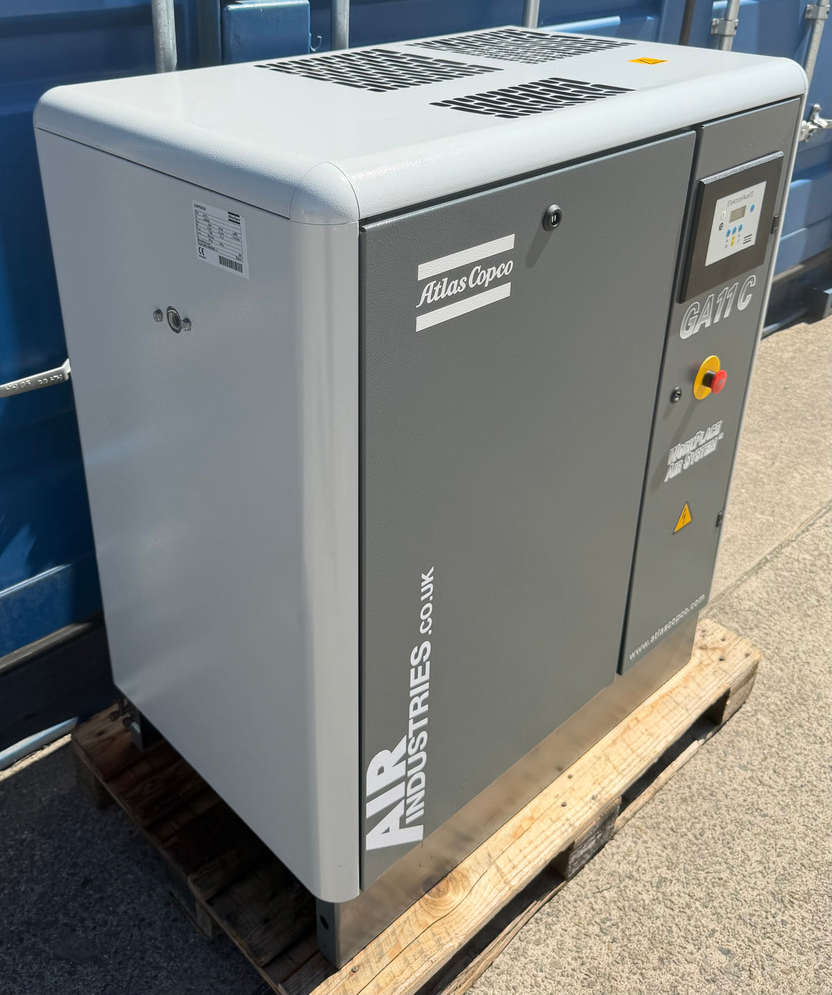 Atlas Copco GA11 Floor Mounted Rotary Screw Compressor, 11Kw, 42cfm, 13Bar!