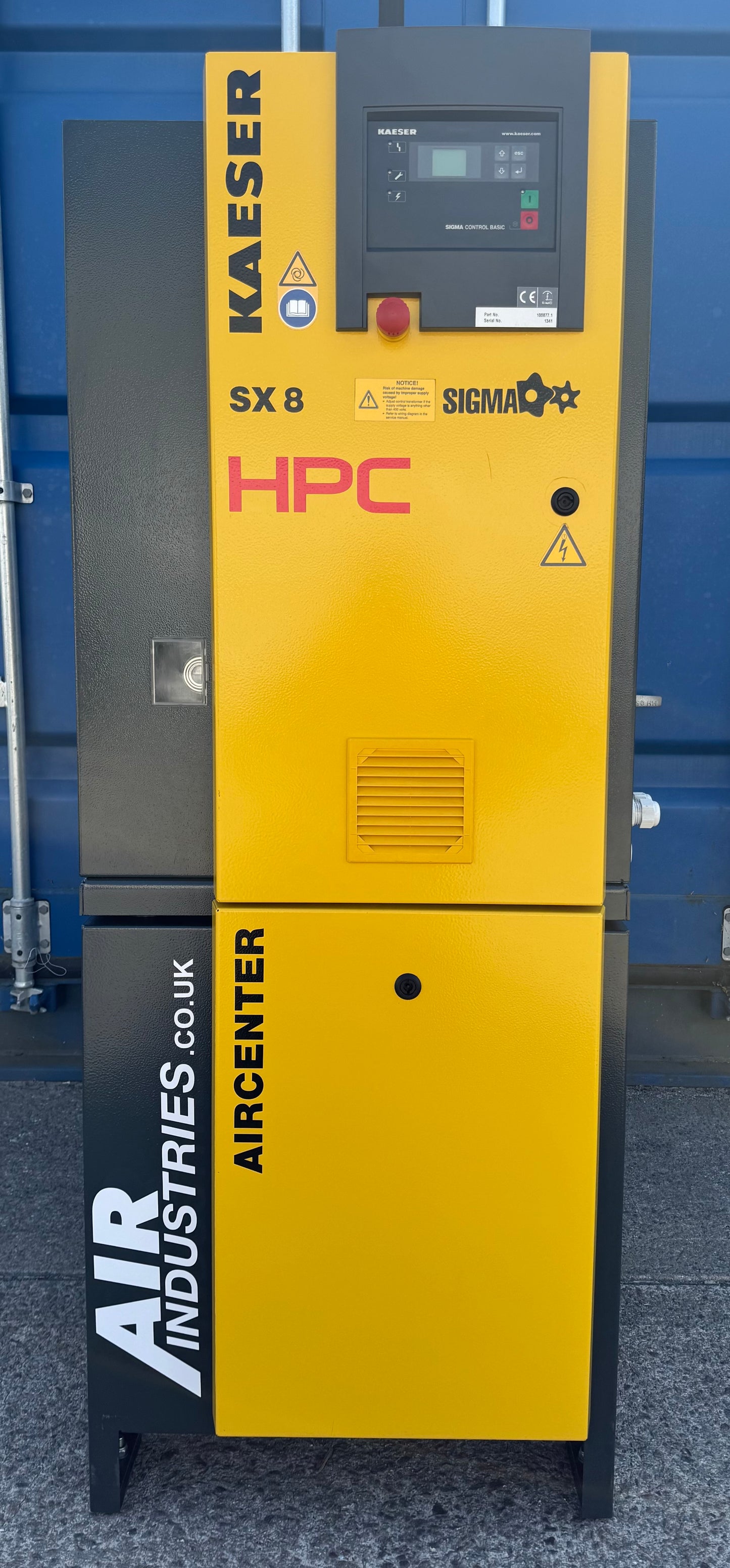 Kaeser Aircenter 8 Rotary Screw Compressor + Receiver + Dryer (5.5kW, 28CFM)