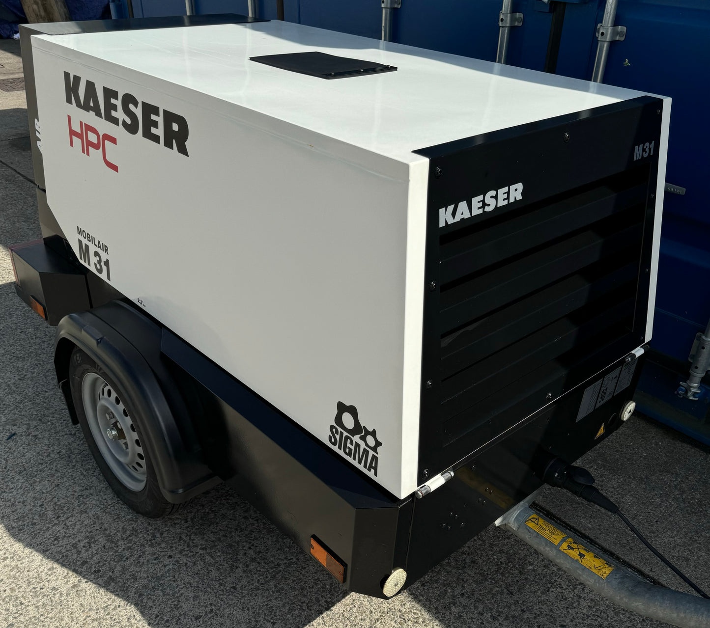 HPC / Kaeser M31 Portable Diesel Rotary Screw Compressor, 10bar,( 92Cfm)