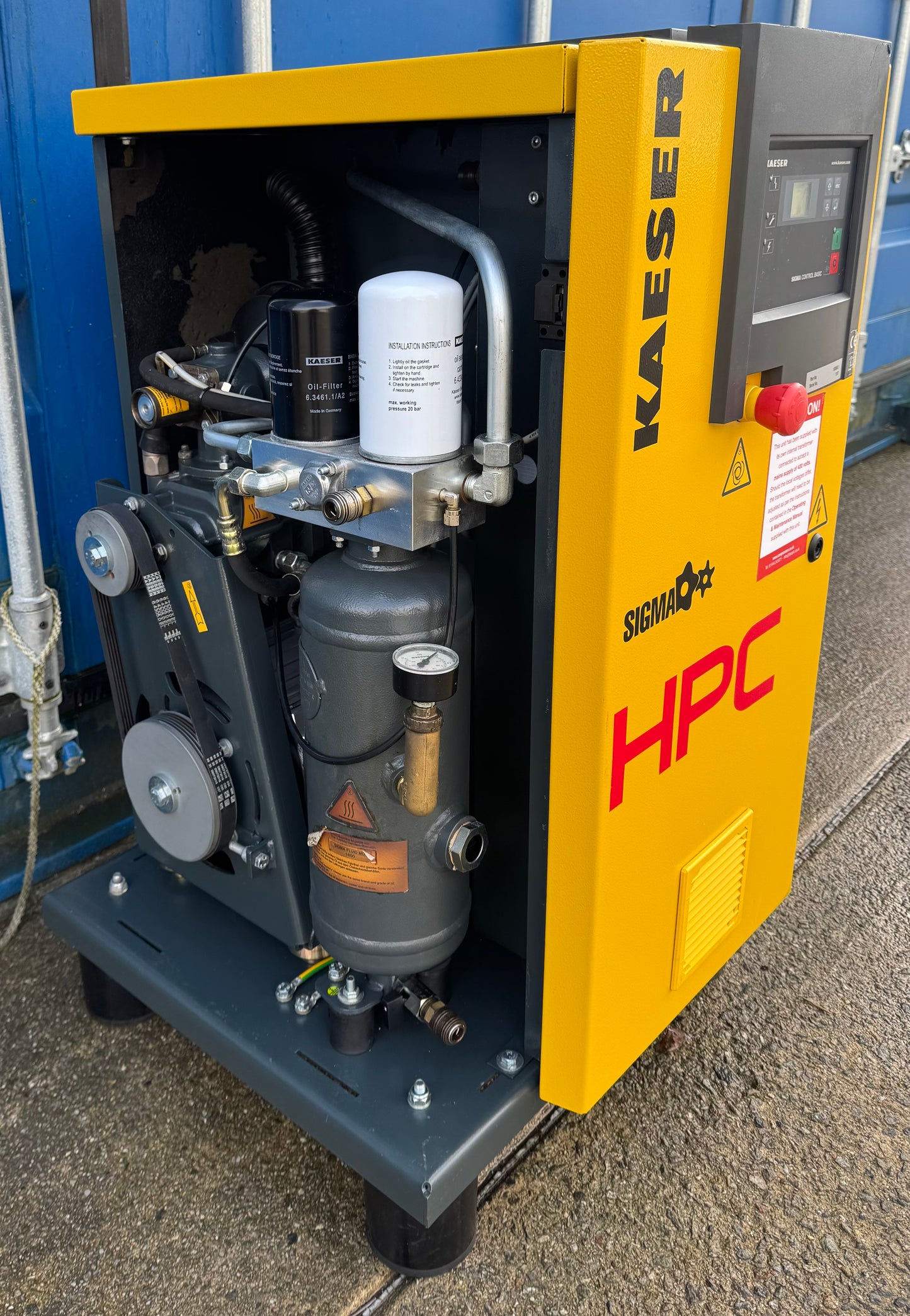 HPC / Kaeser SX8 Rotary Screw Compressor (5.5Kw, 28CFM, 8Bar, 116psi)