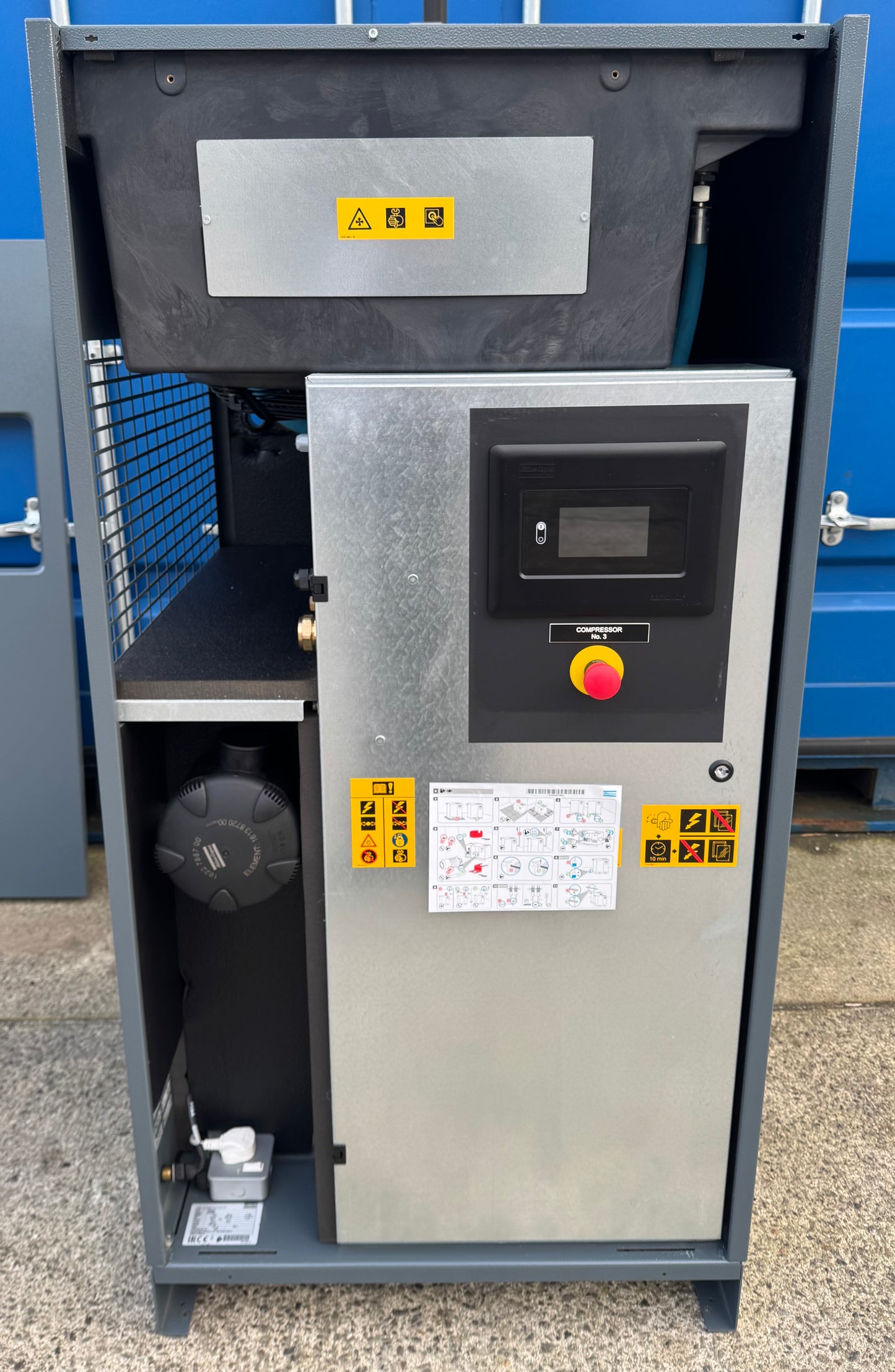 Atlas Copco GA30VSD+ Variable Speed Drive Rotary Screw Compressor, 30Kw, 206cfm!