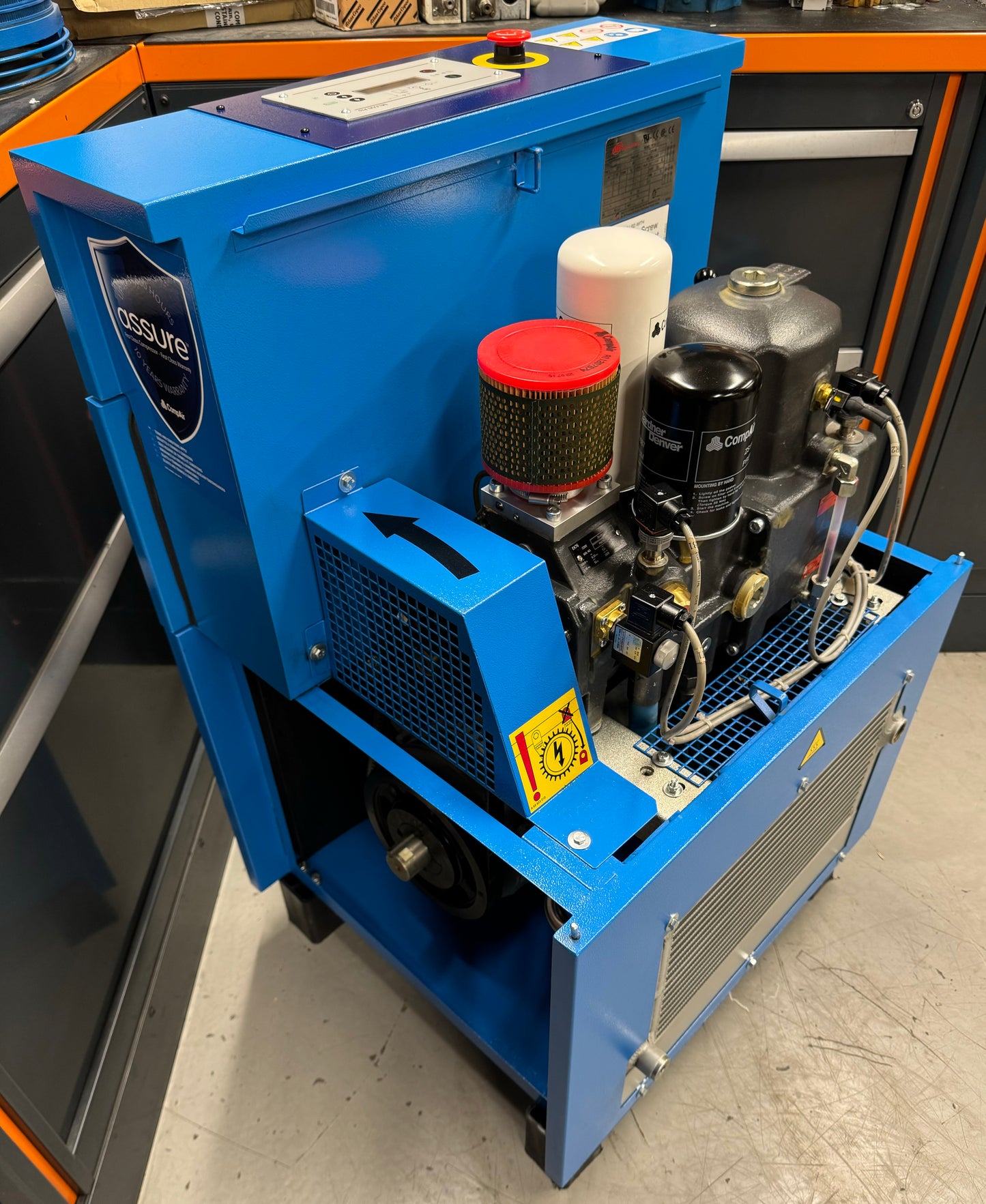 Compair L07 Floor Mounted Rotary Screw Compressor (7.5Kw, 46CFM)