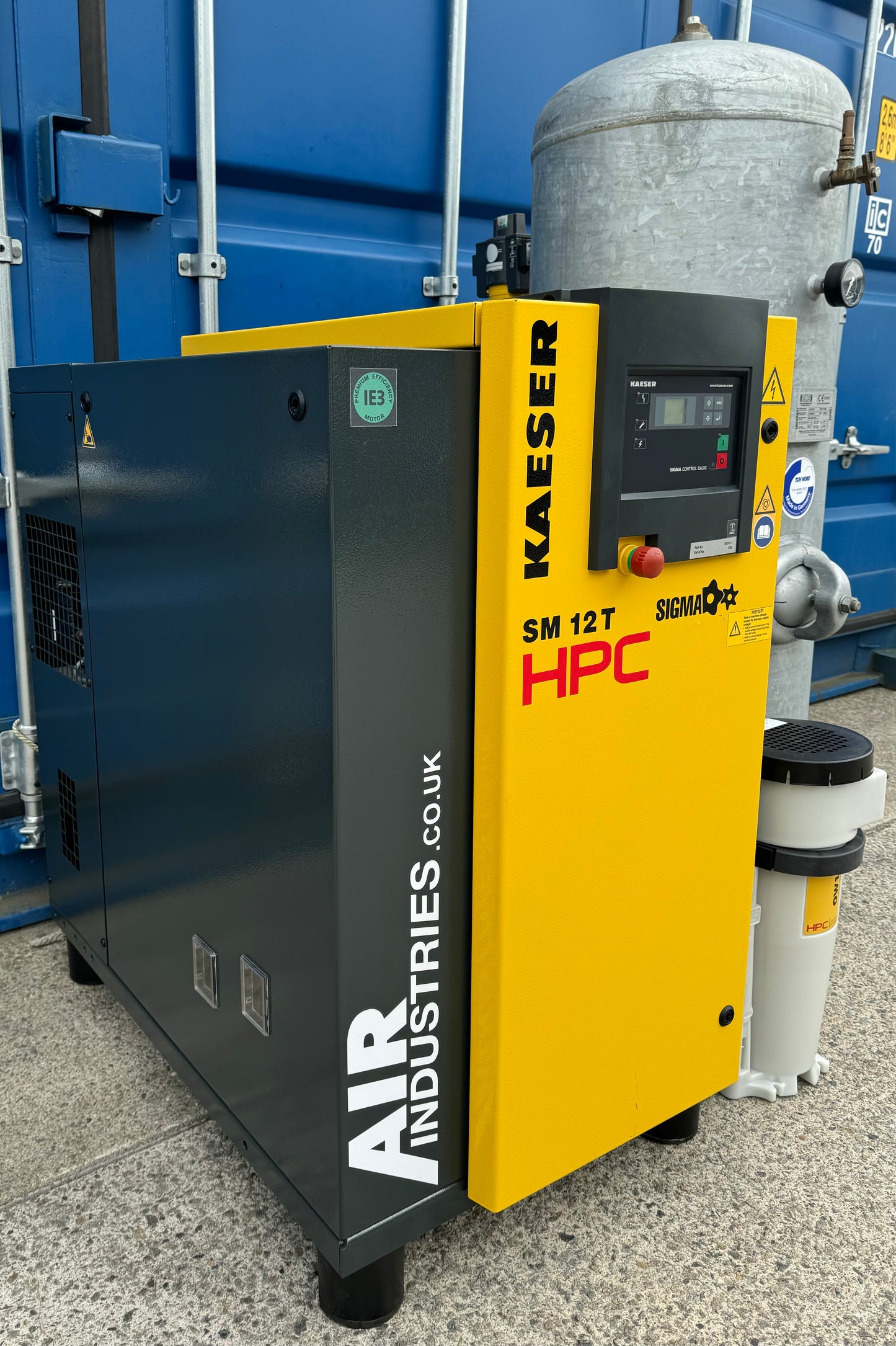 Kaeser / HPC SM12T Rotary Screw Compressor Package + Dryer + Receiver (36CFM)