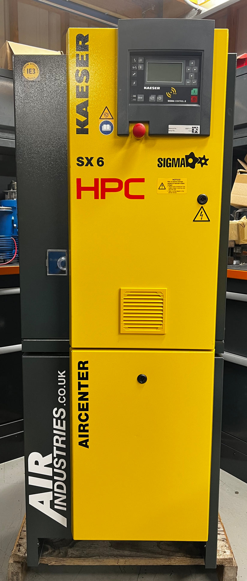 HPC / Kaeser Aircenter 6 Rotary Screw Compressor + Receiver + Dryer (4 ...