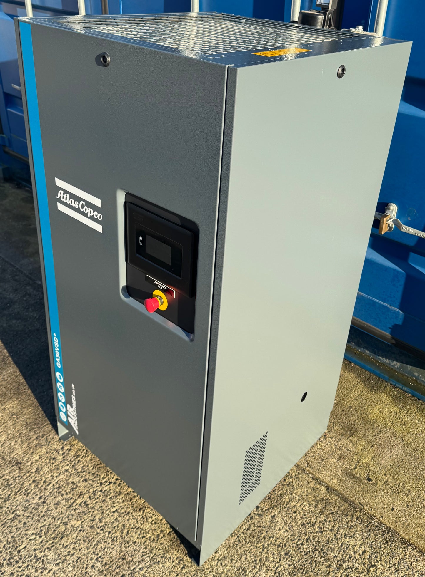 Atlas Copco GA30VSD+ Variable Speed Drive Rotary Screw Compressor, 30Kw, 206cfm!