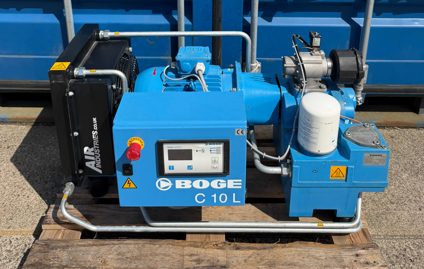 Boge C10L Floor Mounted Rotary Screw Compressor (37Cfm, 7.5Kw)