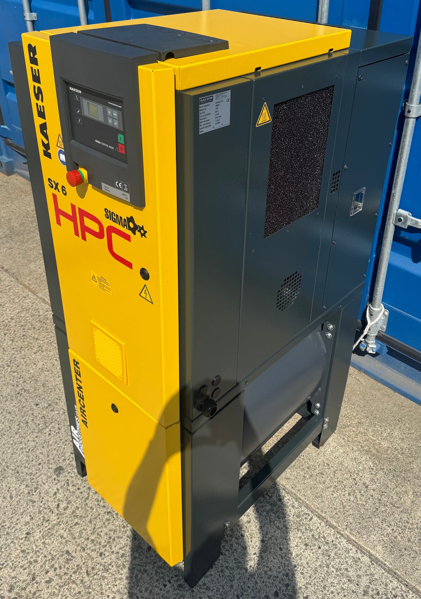 HPC / Kaeser Aircenter 6 Rotary Screw Compressor + Receiver + Dryer (4.0Kw, 17cfm)