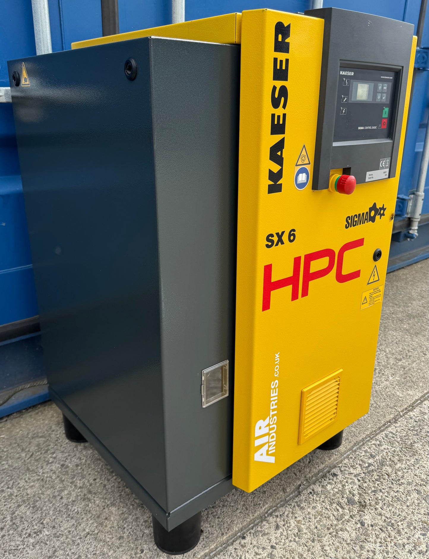 HPC / Kaeser SX6 Rotary Screw Compressor (4.0Kw, 21CFM, 8Bar, 116psi)
