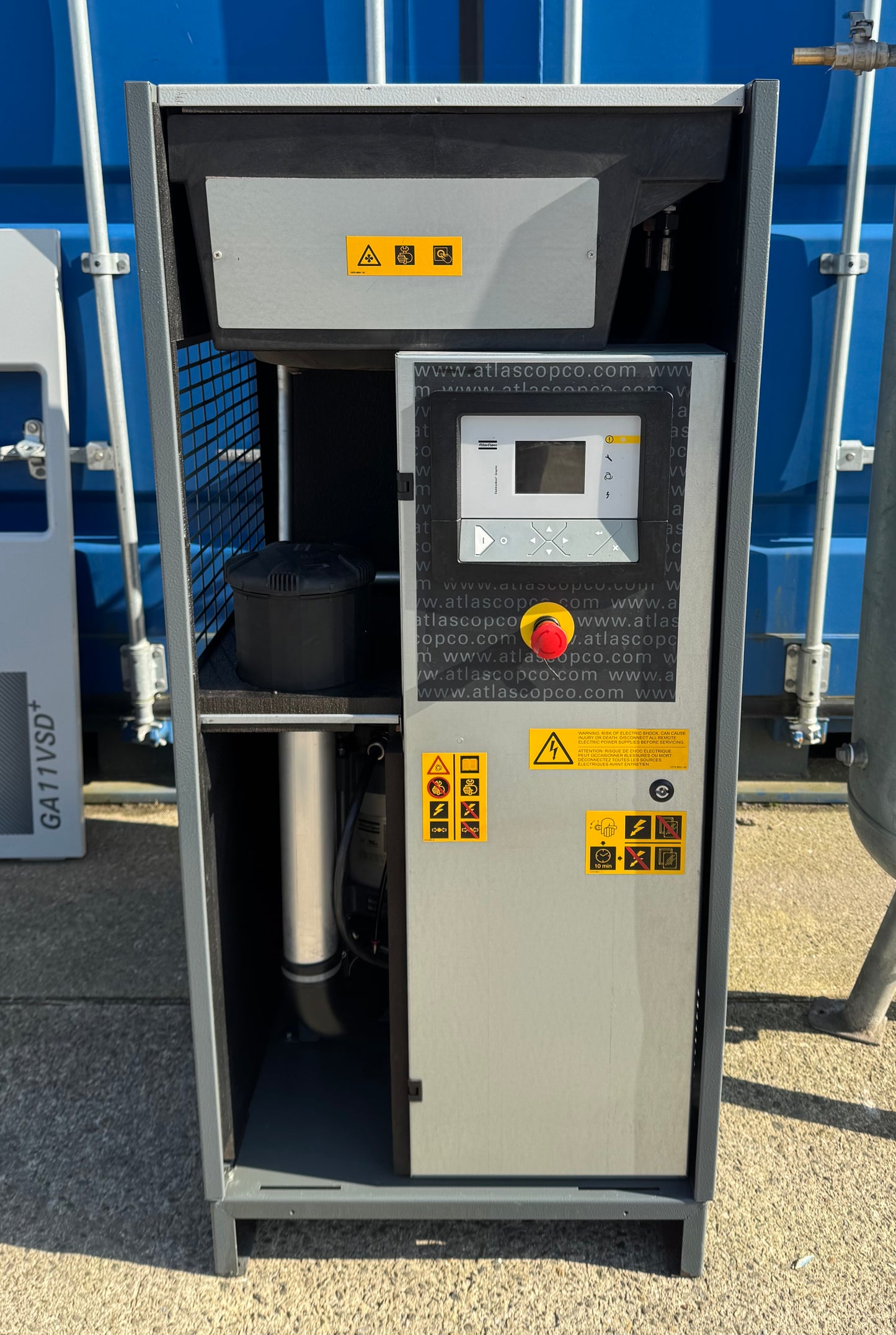 Atlas Copco GA11VSD+FF Variable Speed Rotary Screw Compressor + Dryer + Air Receiver  (68.8CFM)