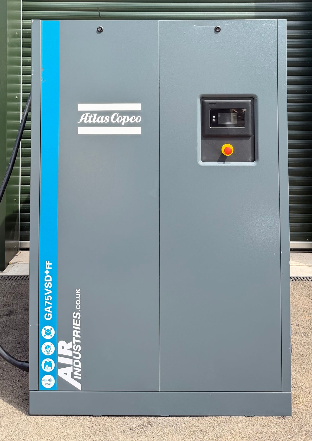 Atlas Copco GA75VSD+FF Variable Speed Rotary Screw Compressor + Dryer (563CFM)