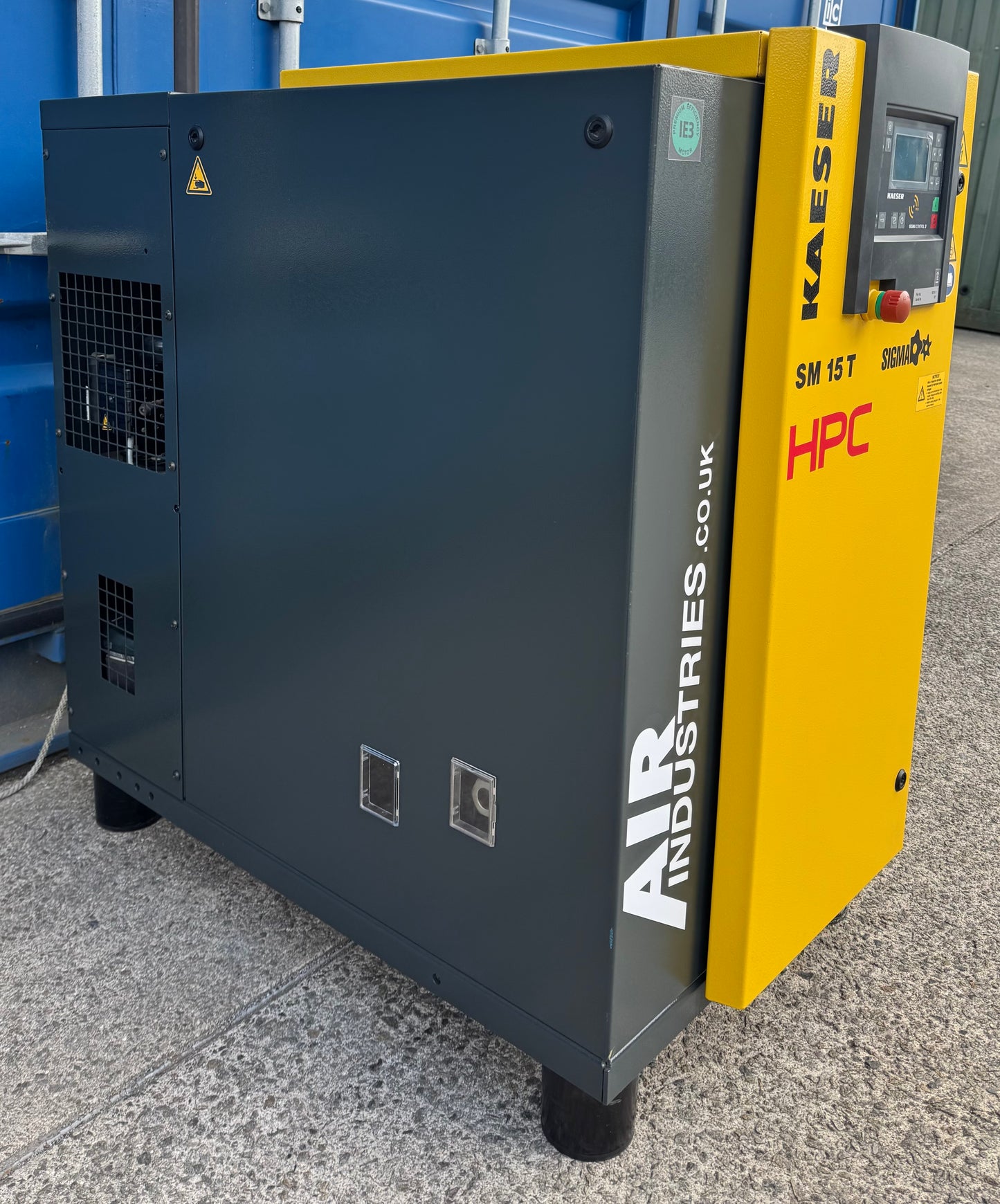 HPC / Kaeser SM15T Rotary Screw Compressor + Dryer! 9.0Kw, 53Cfm, 8Bar!