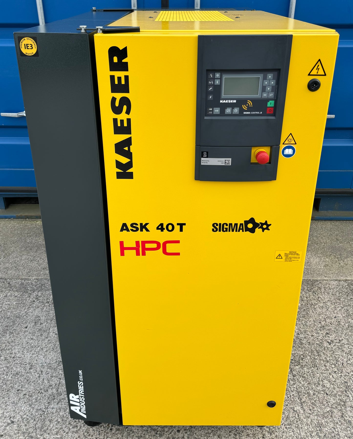 Kaeser / HPC ASK40T Rotary Screw Compressor Package + Dryer 143Cfm