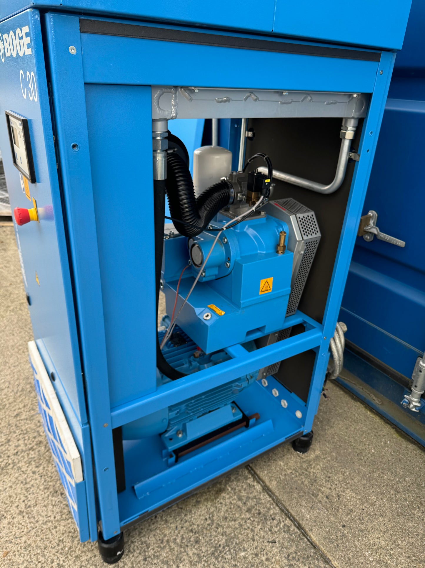 Boge C30 Rotary Screw Compressor (127Cfm, 22Kw)