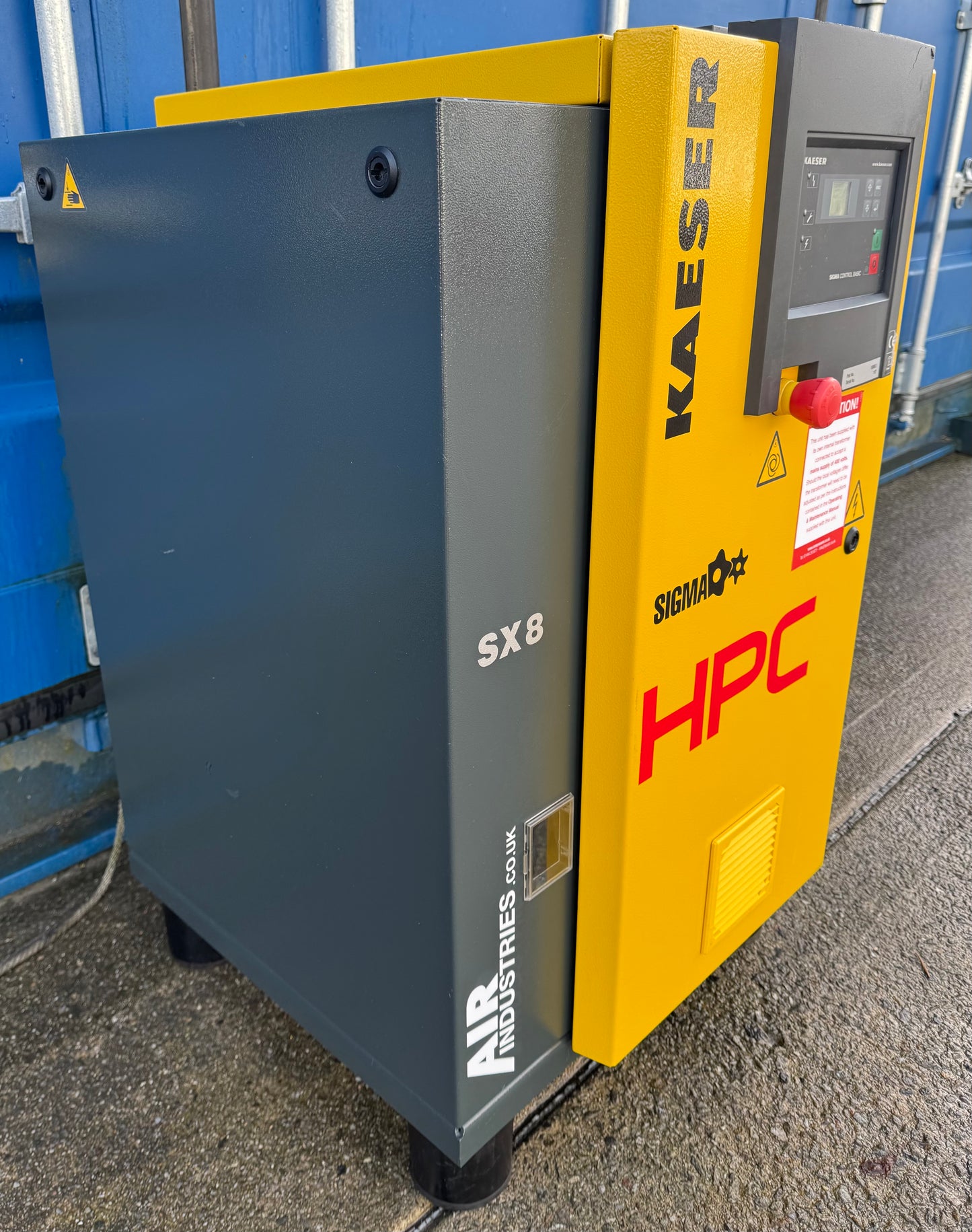 HPC / Kaeser SX8 Rotary Screw Compressor (5.5Kw, 28CFM, 8Bar, 116psi)