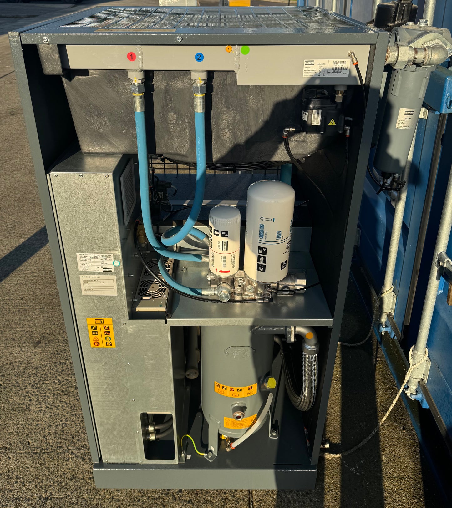 Atlas Copco GA30VSD+ Variable Speed Drive Rotary Screw Compressor, 30Kw, 206cfm!