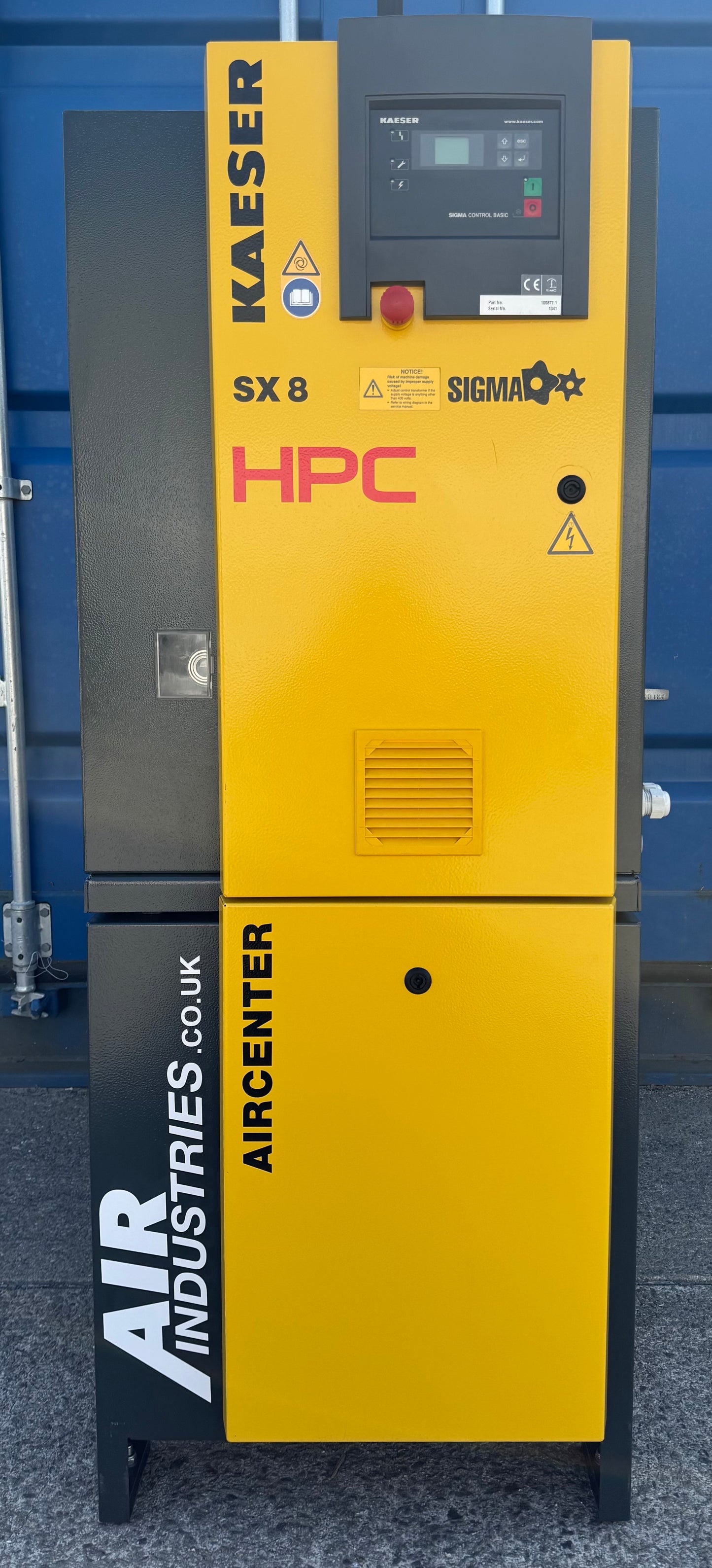 Kaeser Aircenter 8 Rotary Screw Compressor + Receiver + Dryer (5.5kW, 28CFM)
