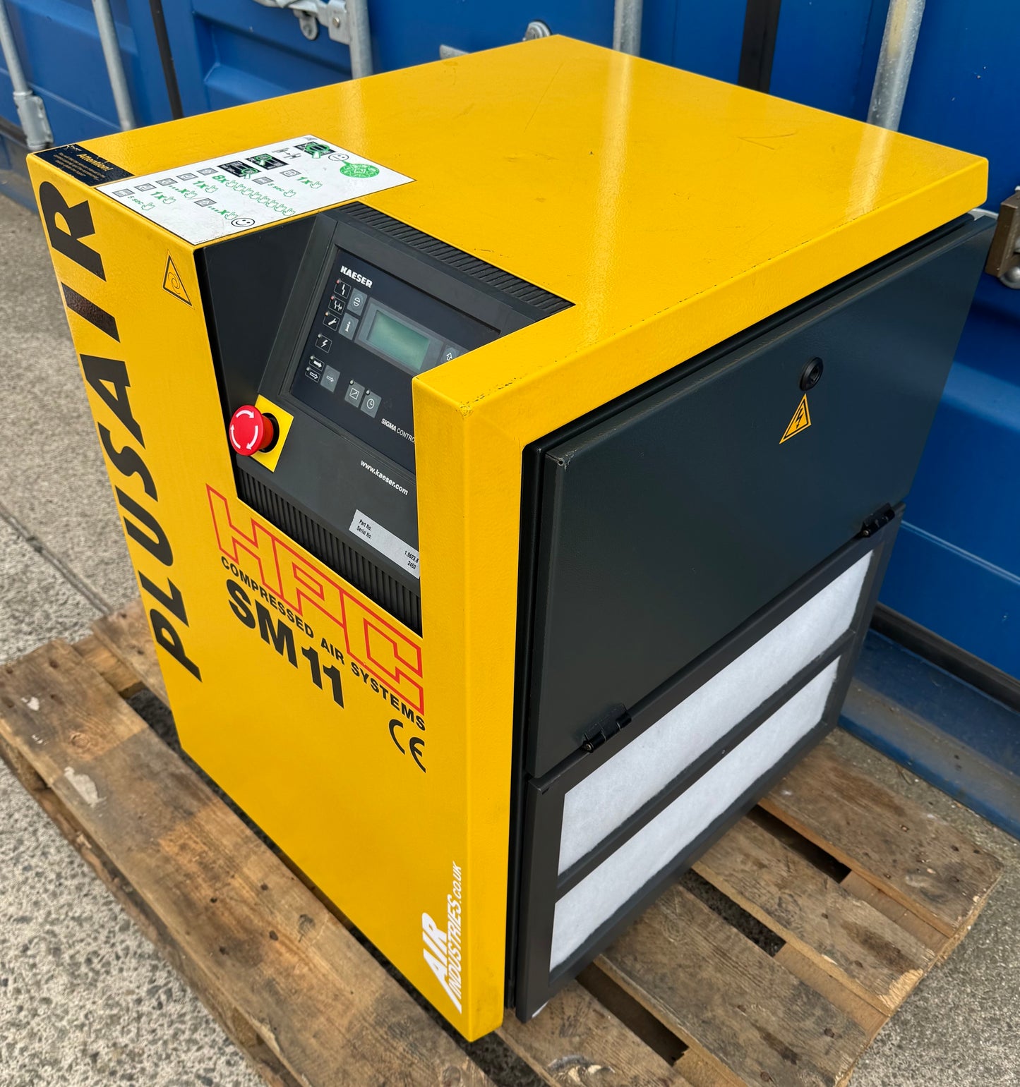 HPC / Kaeser SM11 Floor Mounted Rotary Screw Compressor (7.5Kw, 40CFM)